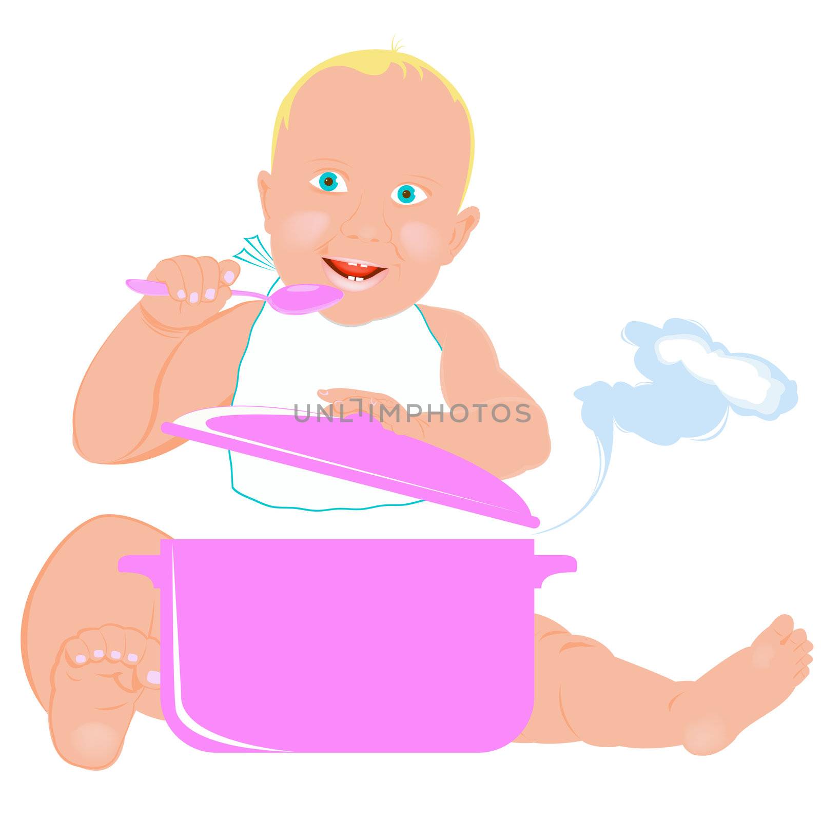 Healthy nutrition food for baby by sergey150770SV