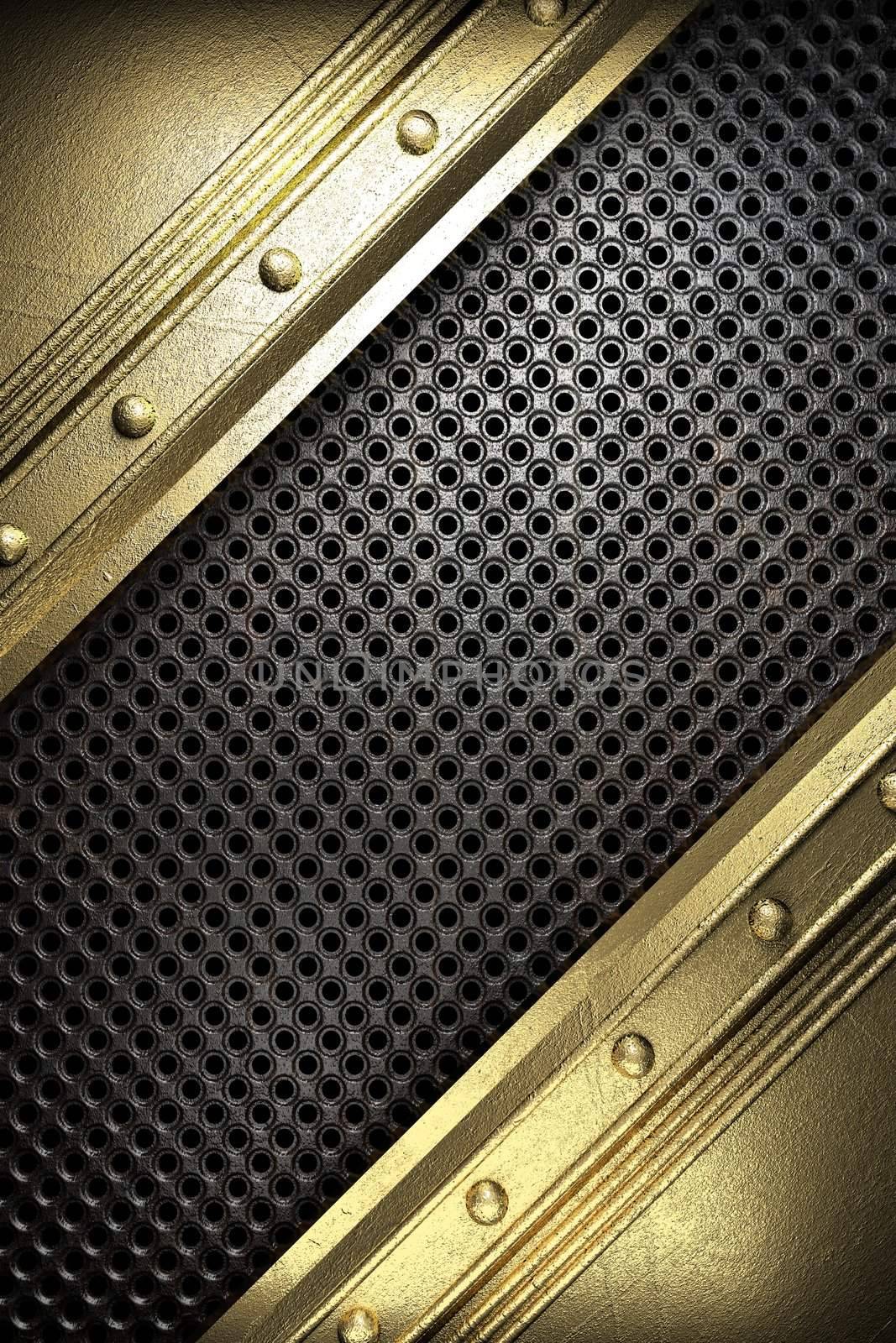 background with gold