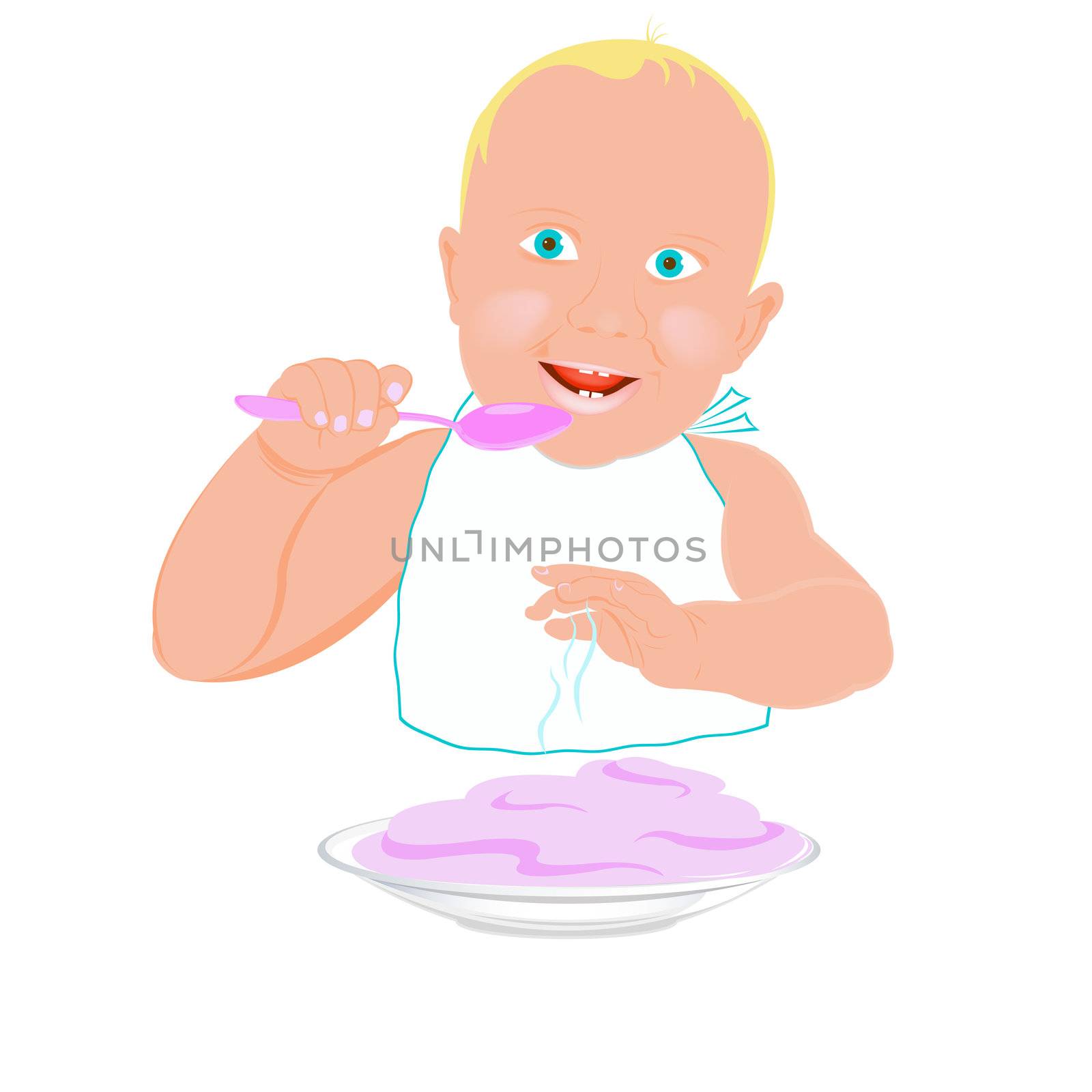 Healthy nutrition food for baby