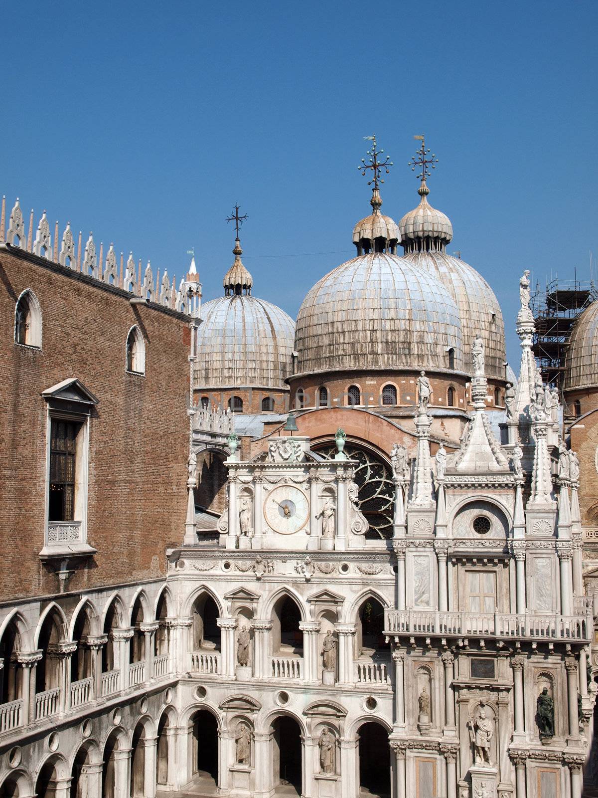 Courtyard of the Doge's Palace in Venice