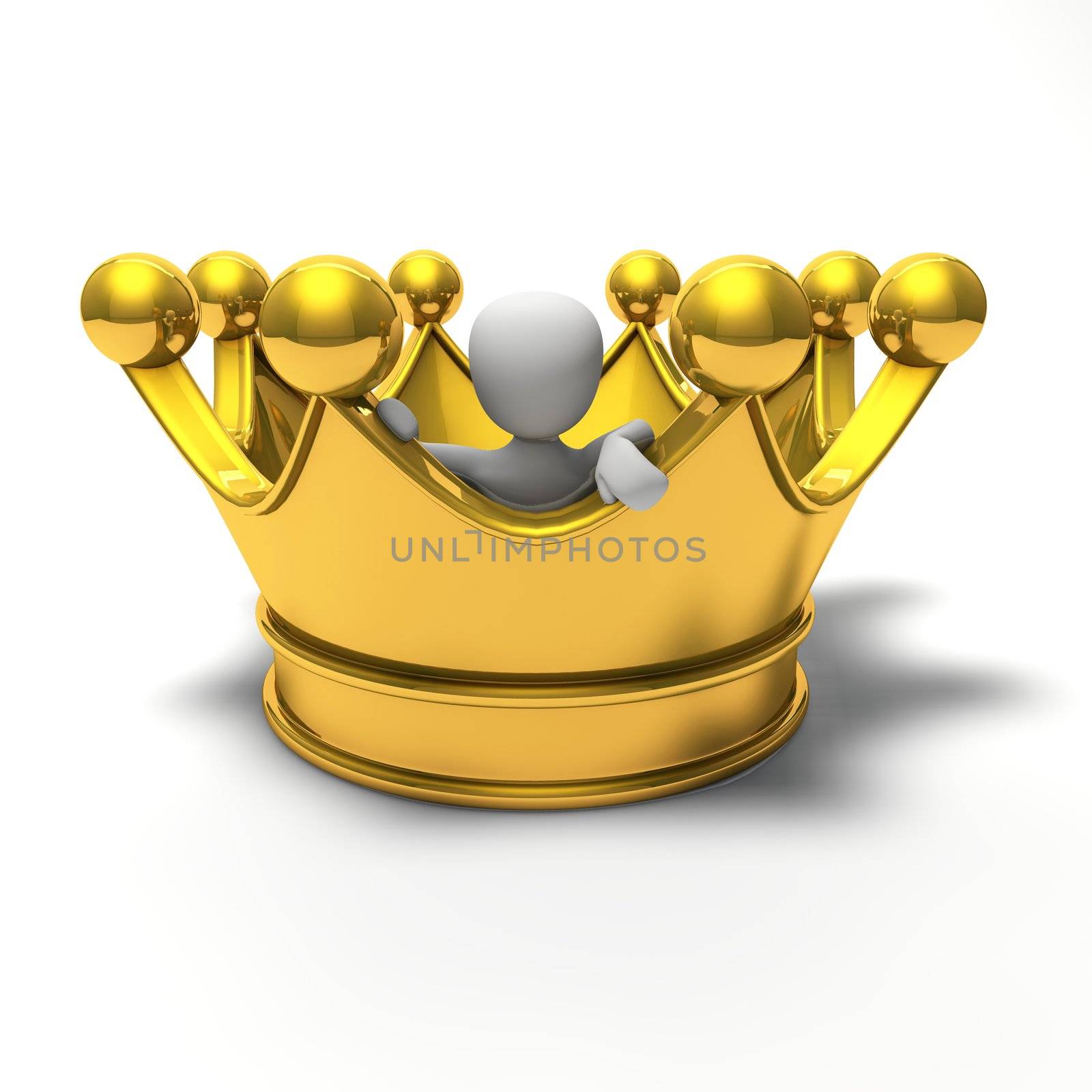 The crown is too big by 3DAgentur
