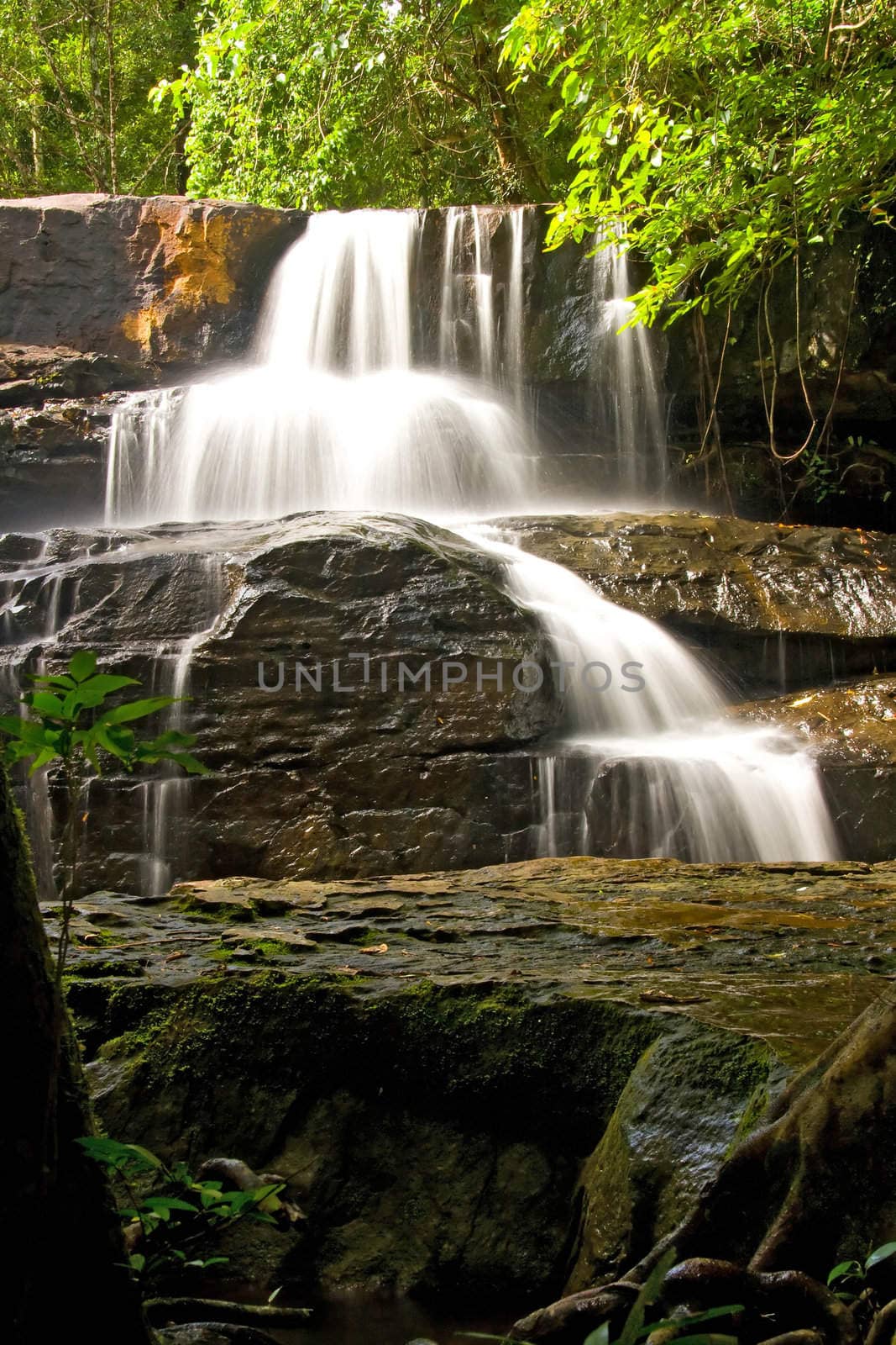 Pangsida Waterfall by vichie81