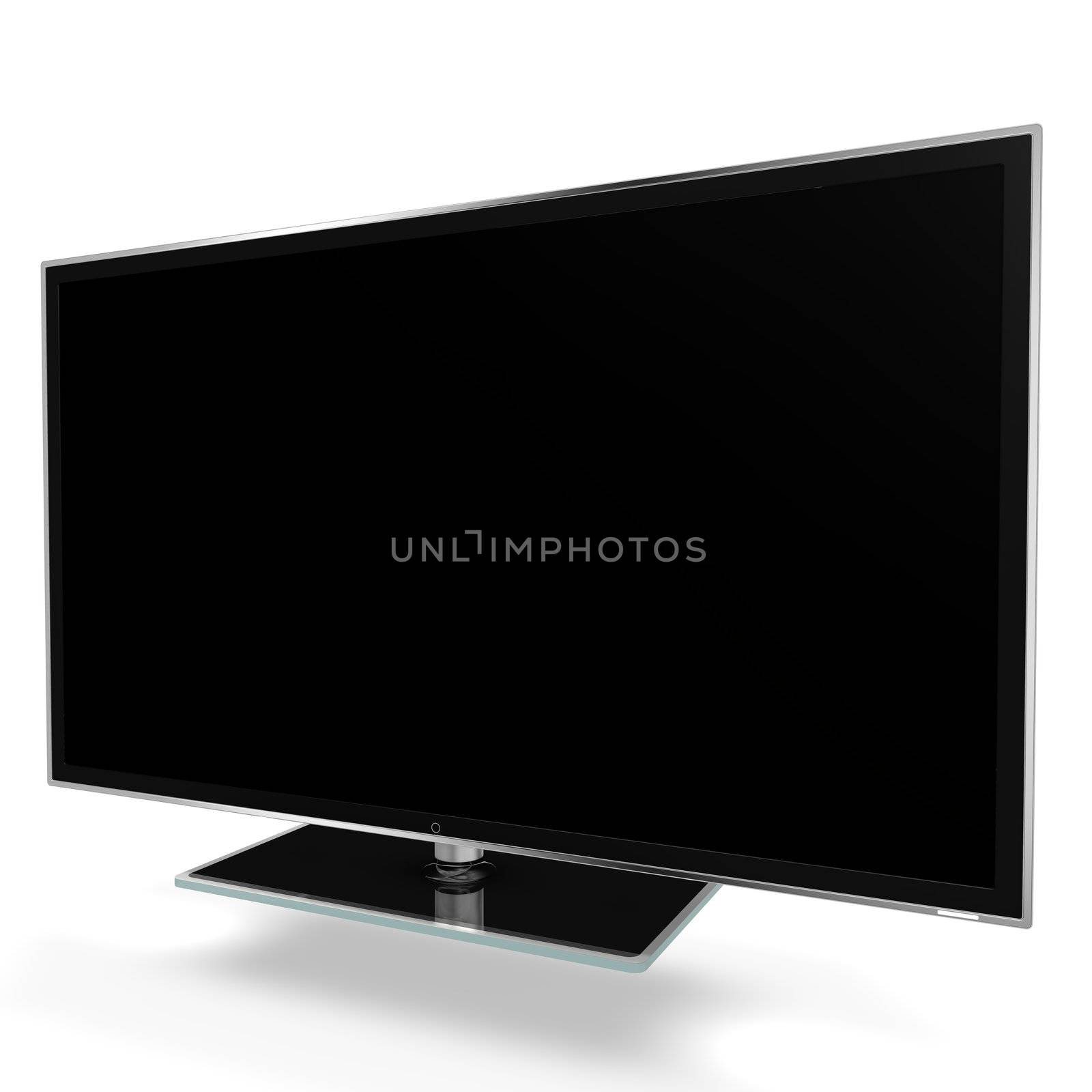 TV led  isolated by manaemedia