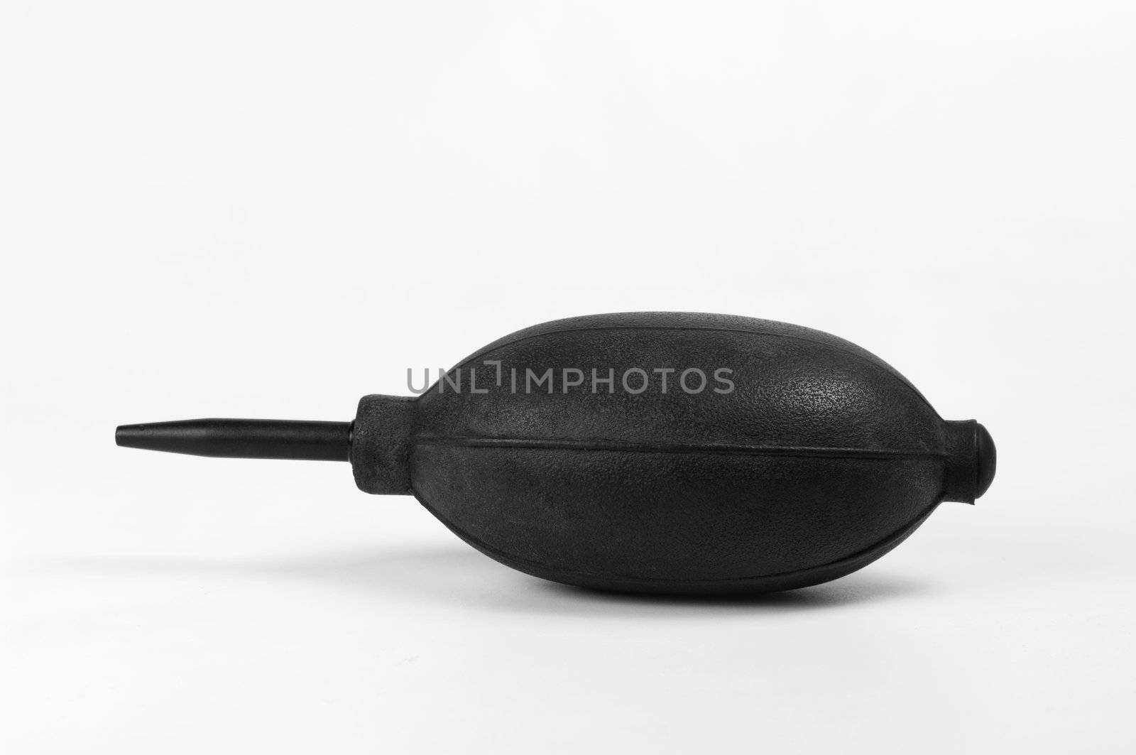 Air blower for camera on white background