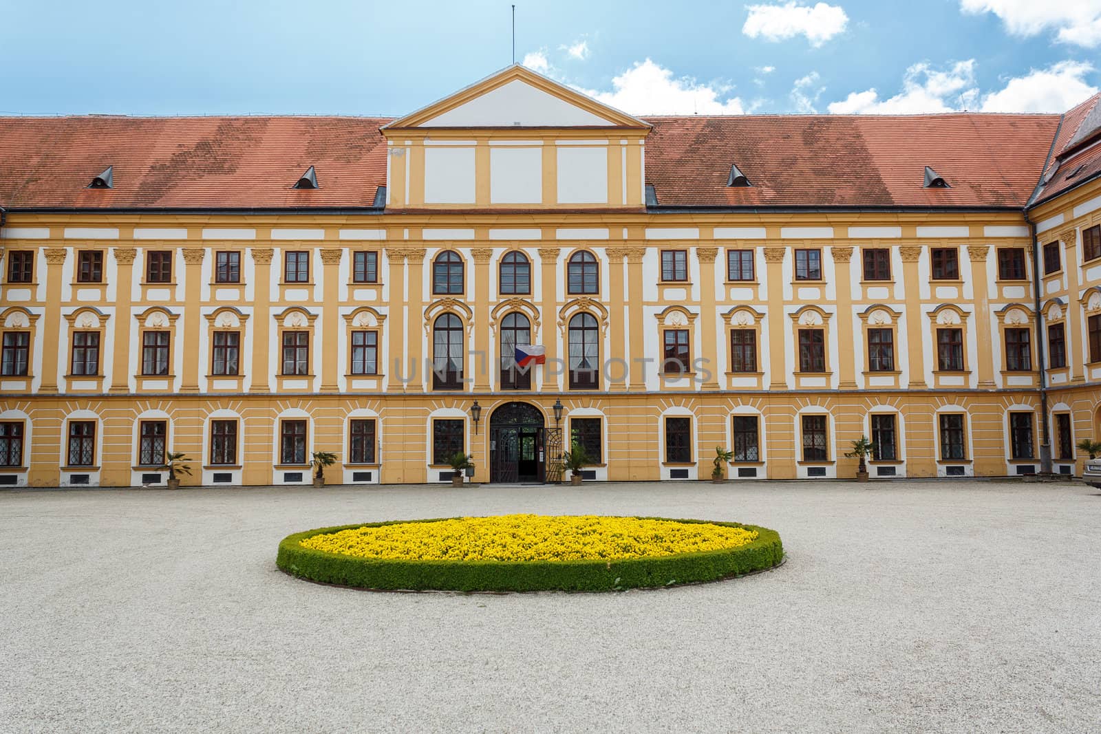 Famous Baroque chateau Jaromerice nad Rokytnou, Czech Republic