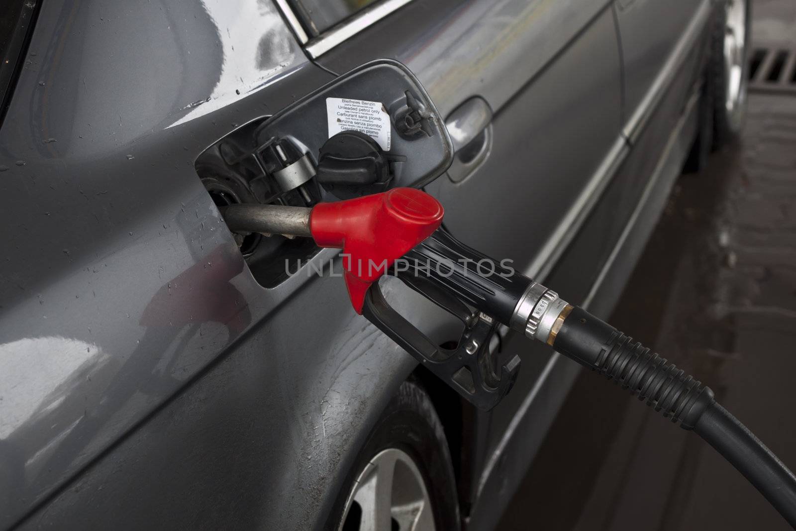 Photo of refueling of the car gasoline