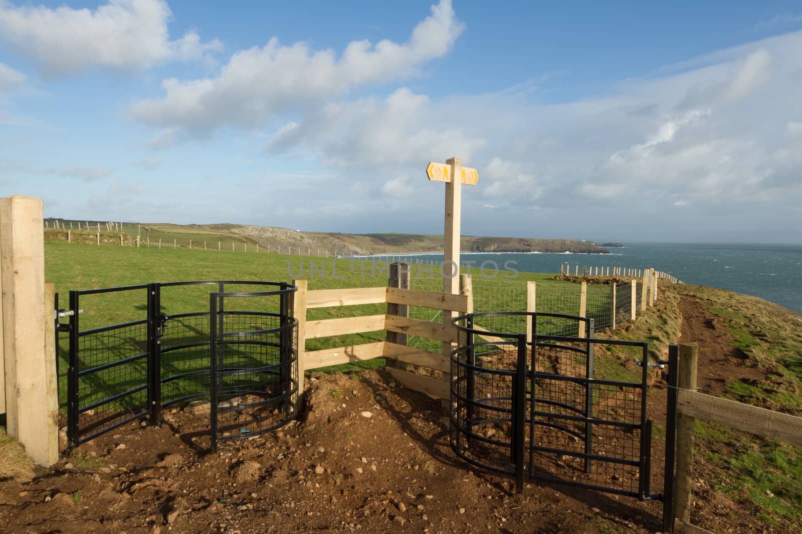 Coastal signed footpath. by richsouthwales