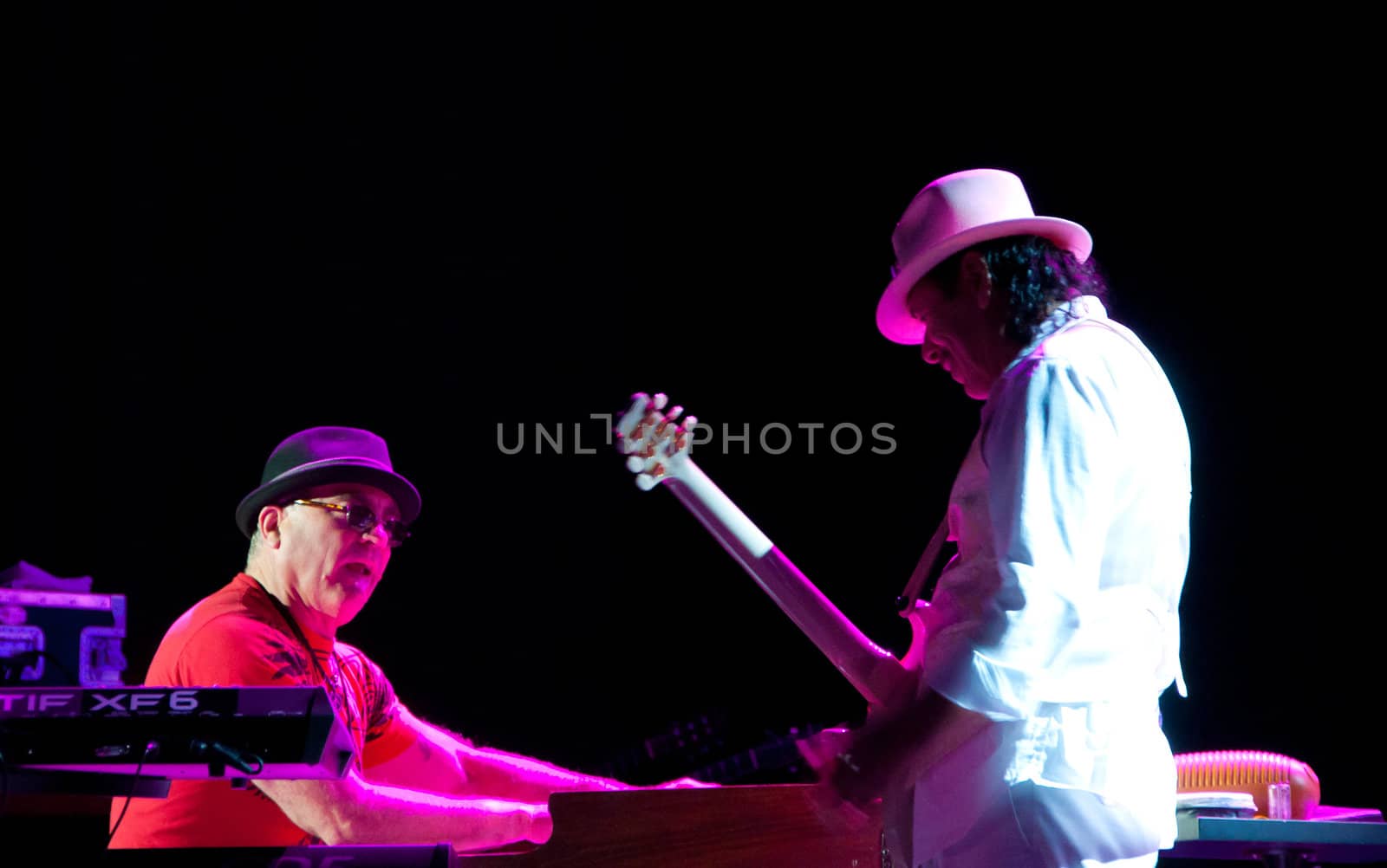 David K. Mathews and Carlos Santana by nikolaydenisov