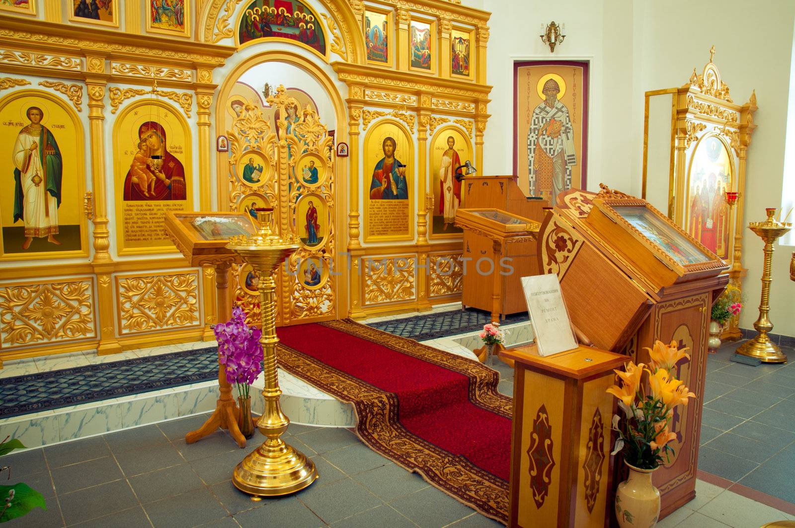 Church interior by nikolaydenisov