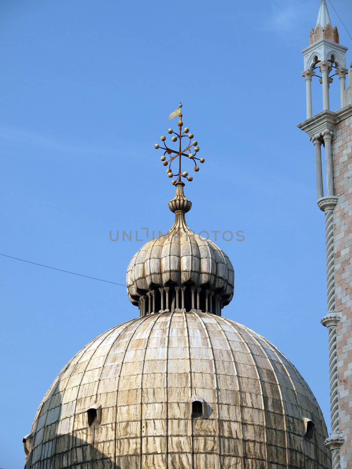 Venice - the dome on the roof of the Basilica of St. Mark