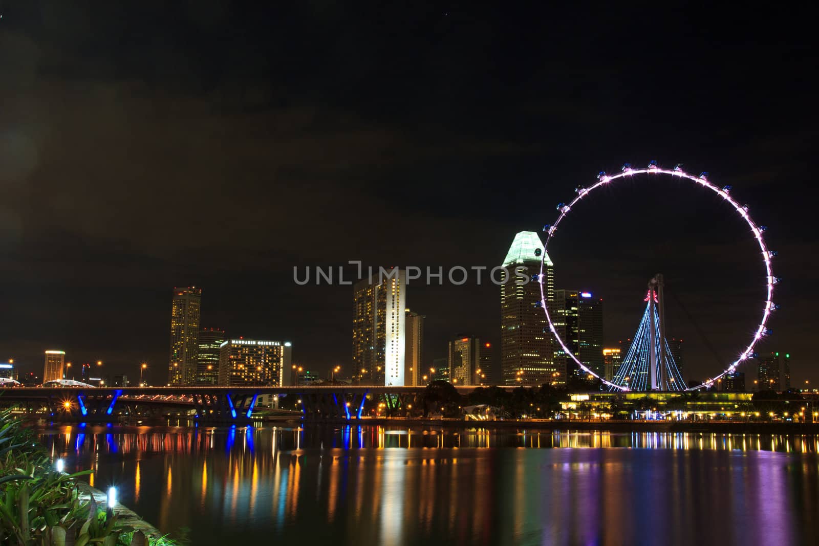 singapore flyer river view