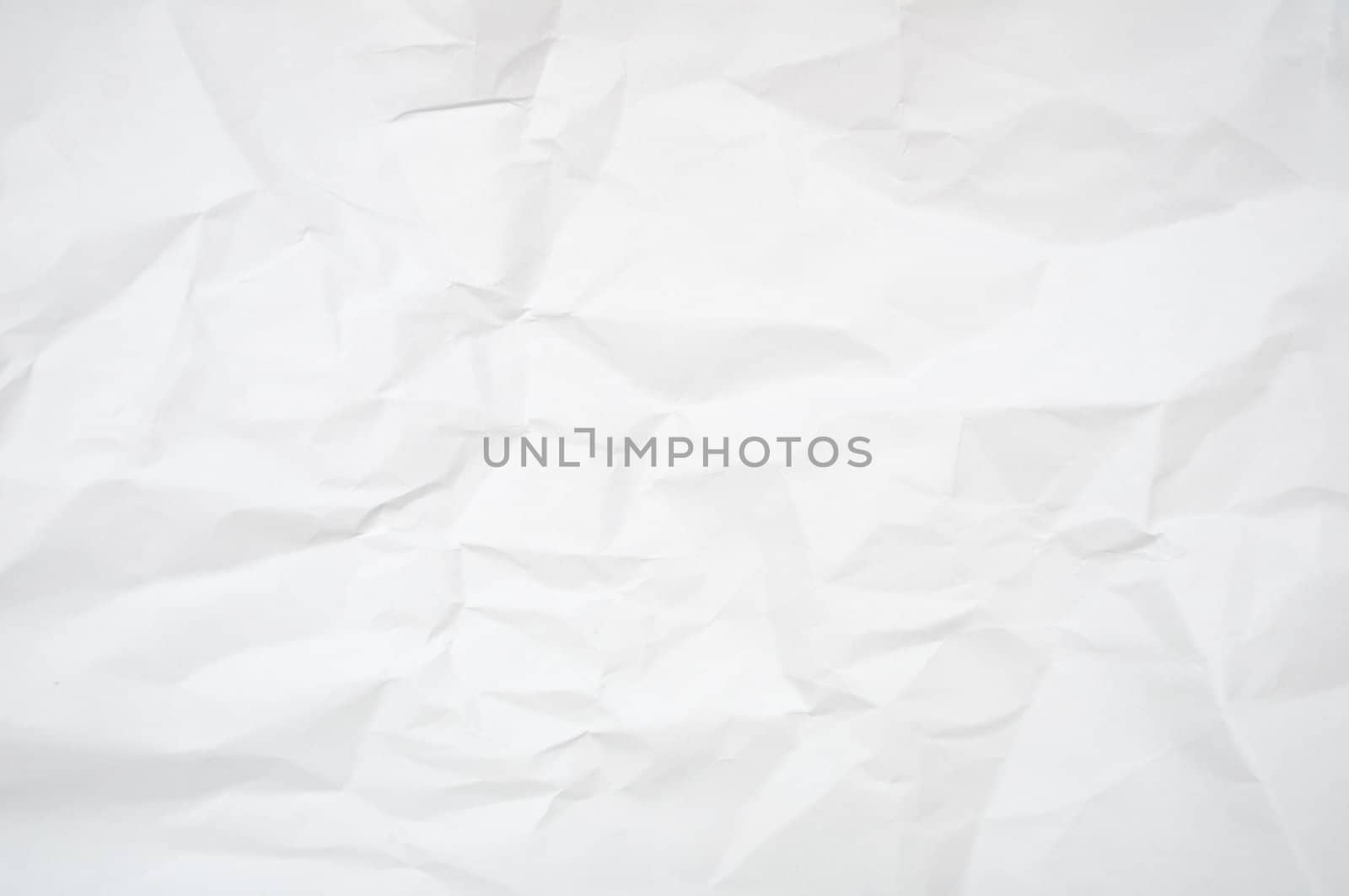 Abstract Background - White Blank Wrinkled Paper Texture