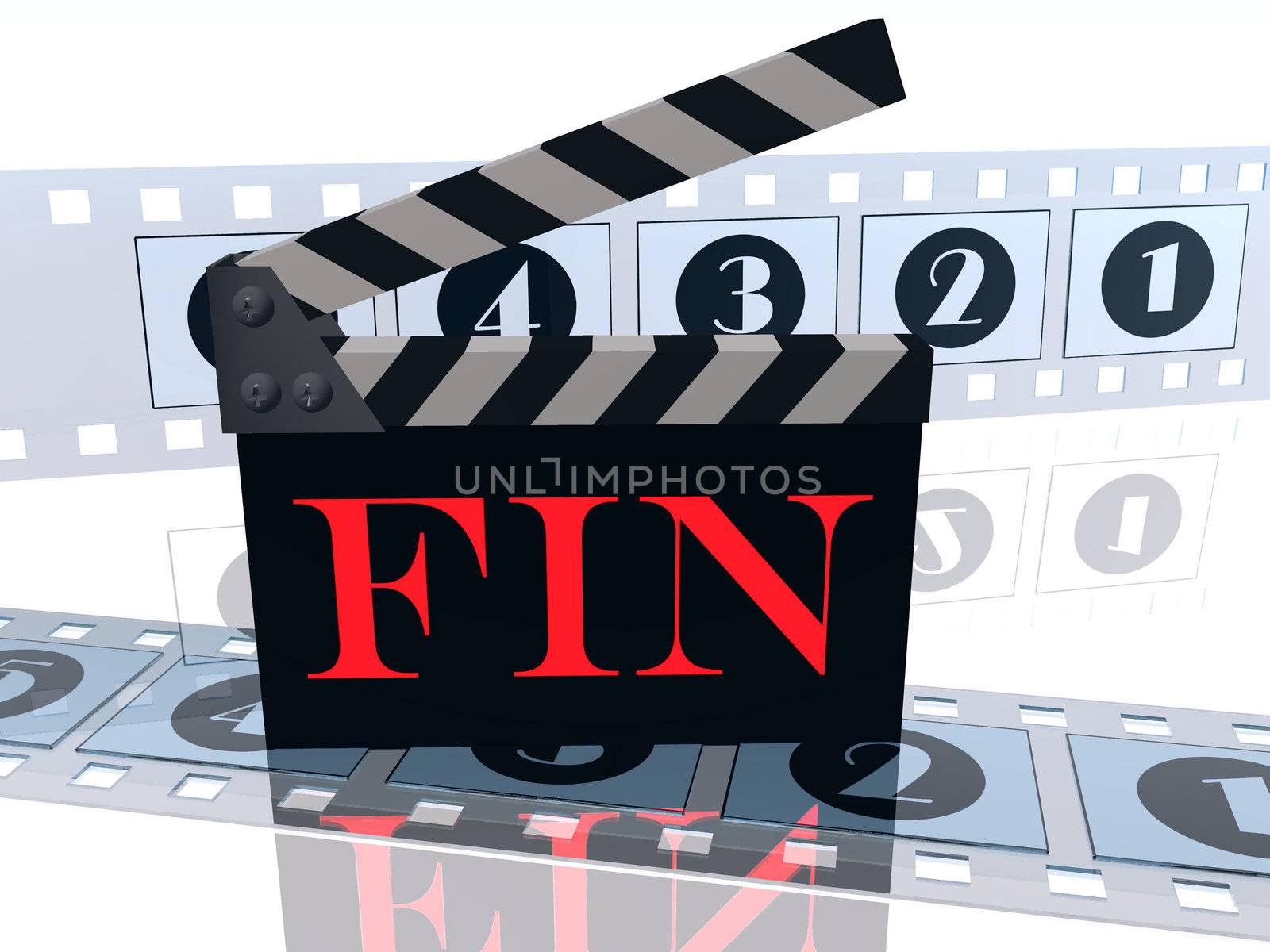 the end with storyboard