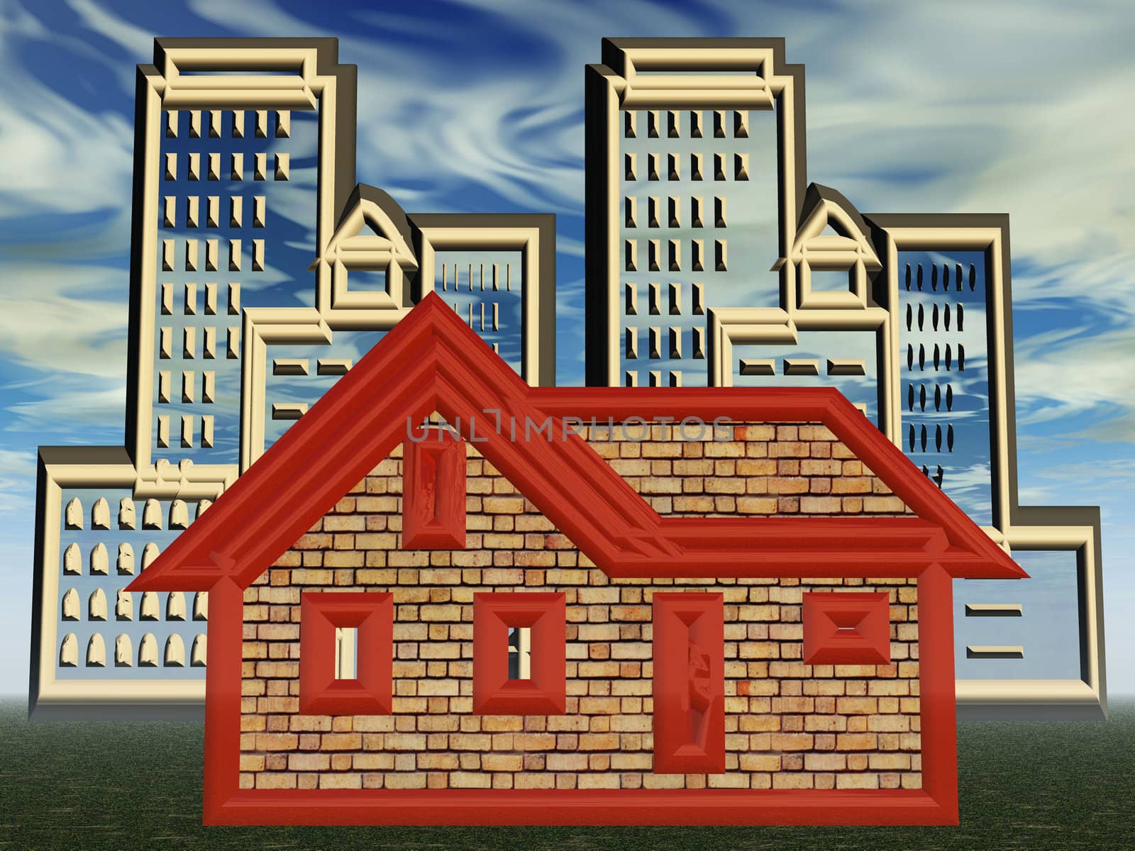 house and building