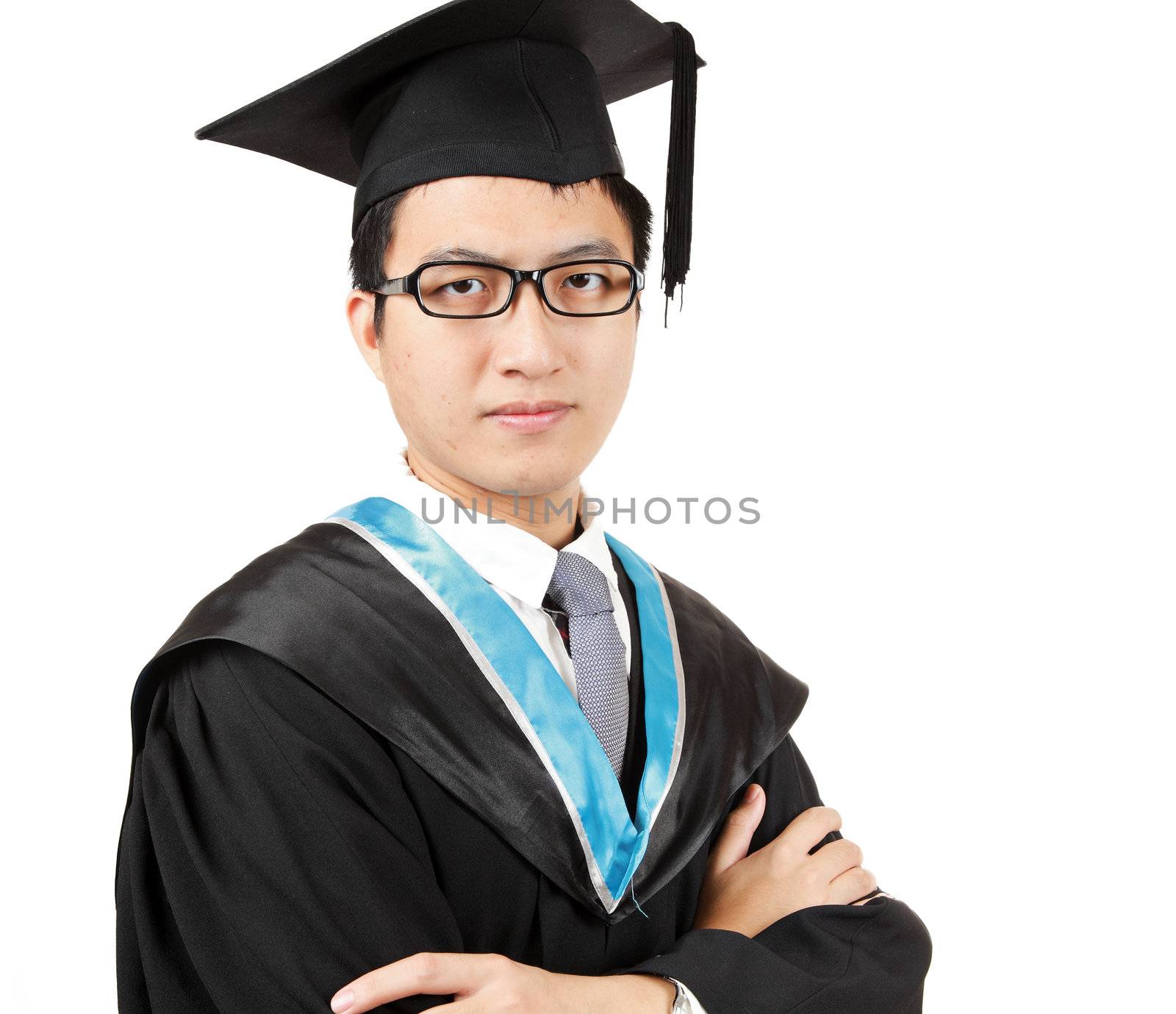 Young Asian man graduation