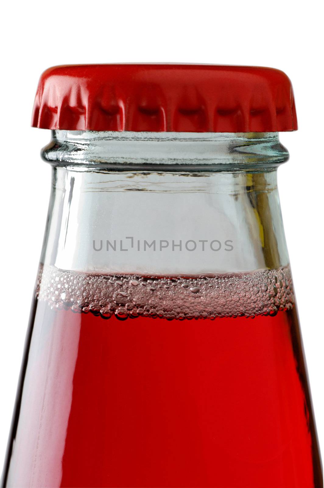 Red drink closeup (4) with clipping path by Laborer