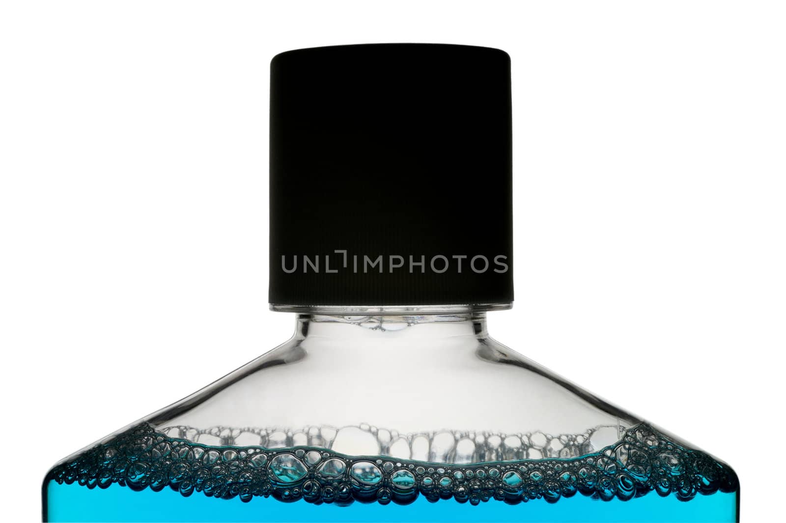 Mouth wash, perfume, essence, with clipping path by Laborer
