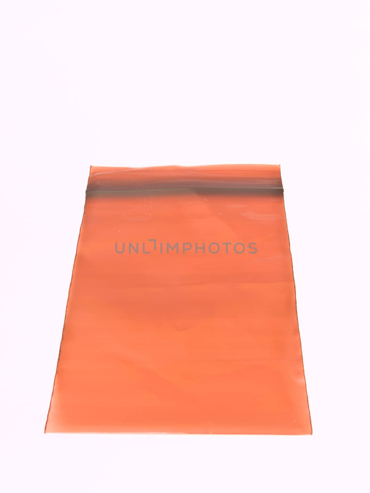 Brown Plastic bag for medicine isolated on white back ground