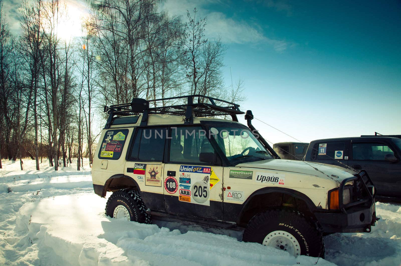 Land Rover Discovery suv
Car on background the Russian winter.
February 19, 2011. Mattrazz Trophy # 18