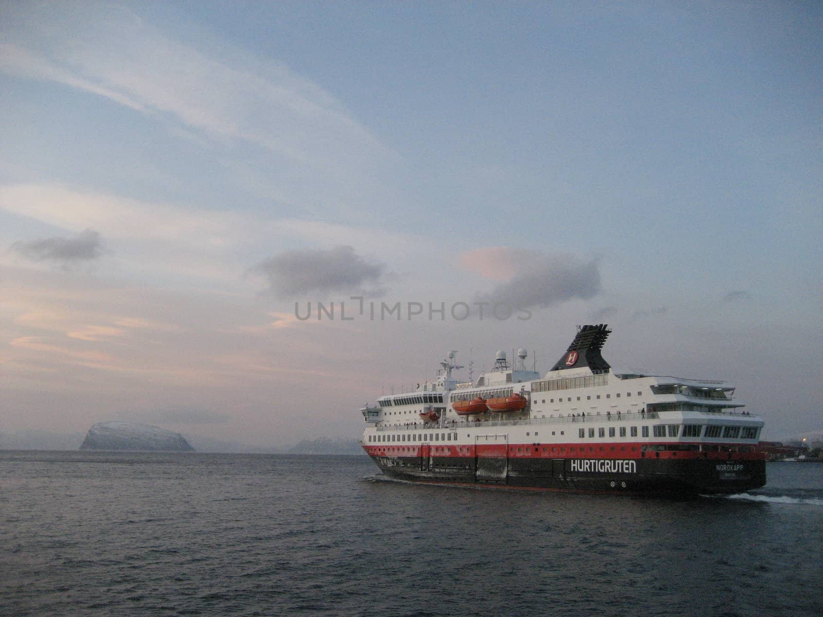 Hurtigruten ship Nordkapp.