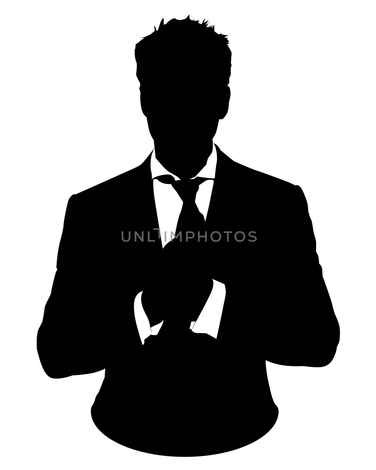 Business man, suit avatar by catacos