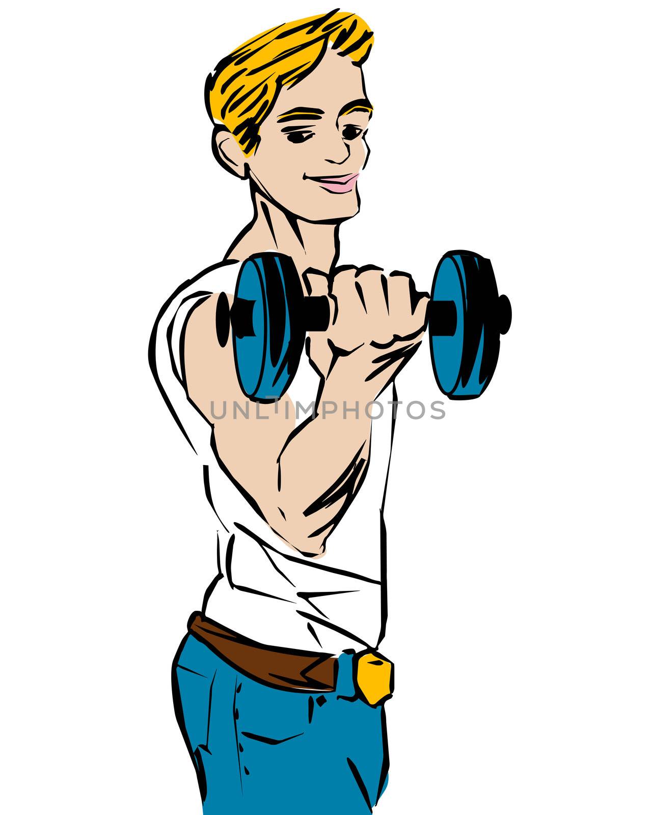 Fitness boy by catacos