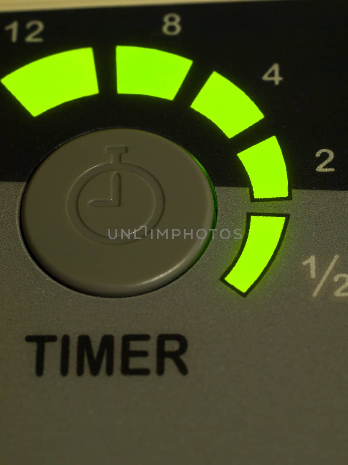 Green light timer button as background by gururugu