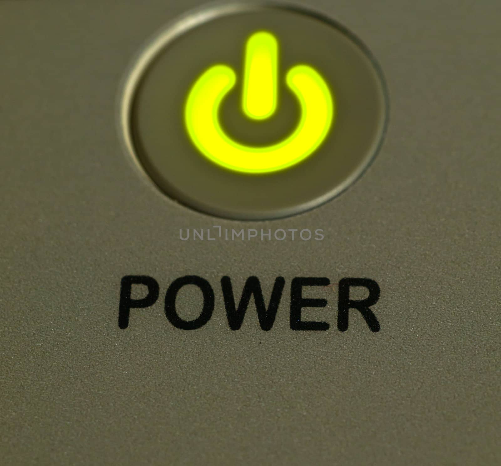 Green light power button as background by gururugu