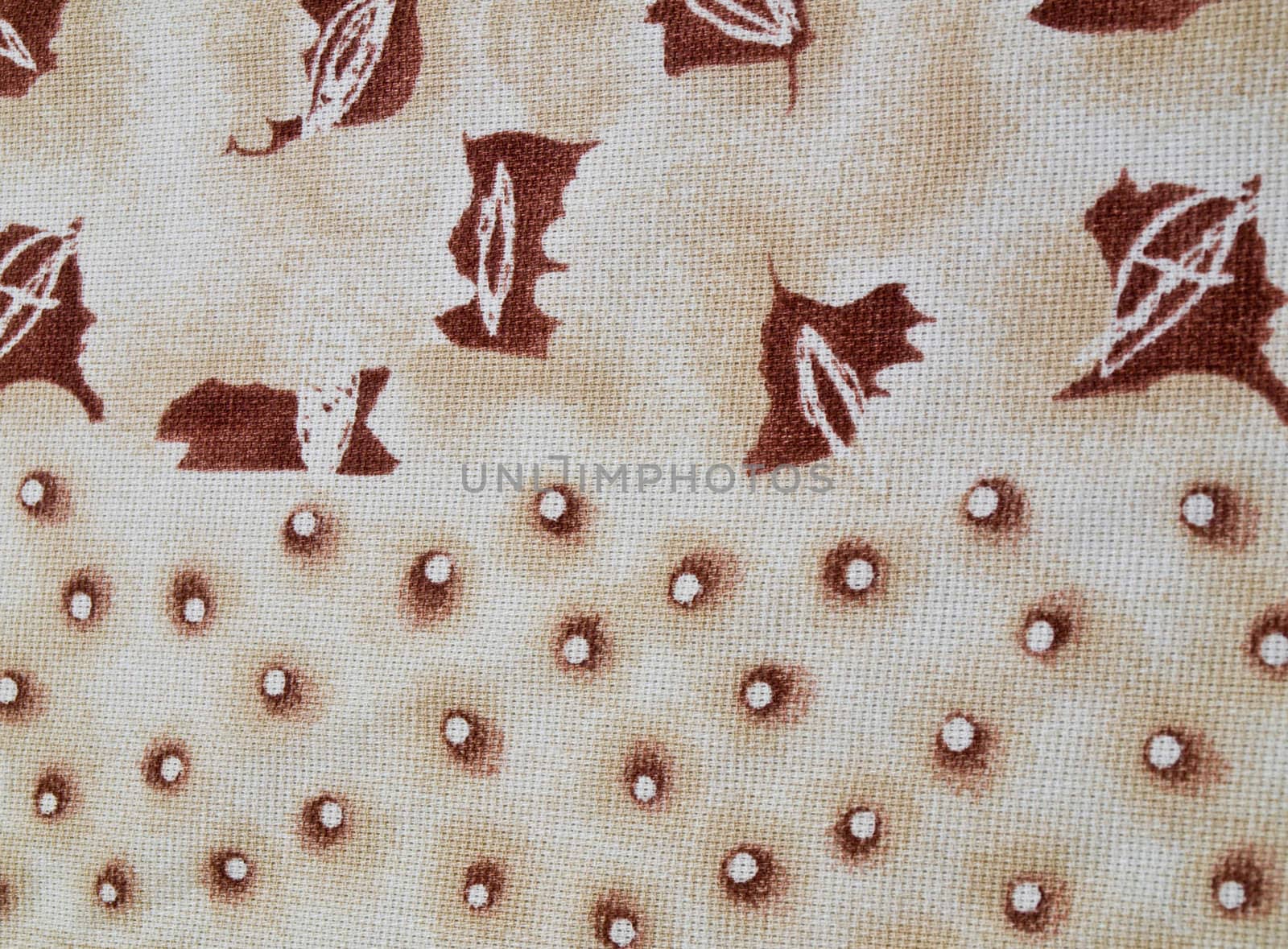 Brown contton fabric as background from Thailand by gururugu