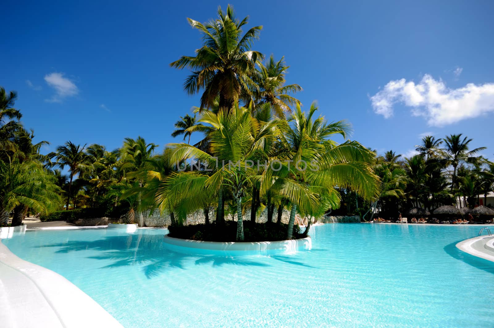 Hotel resort with a very nice pool