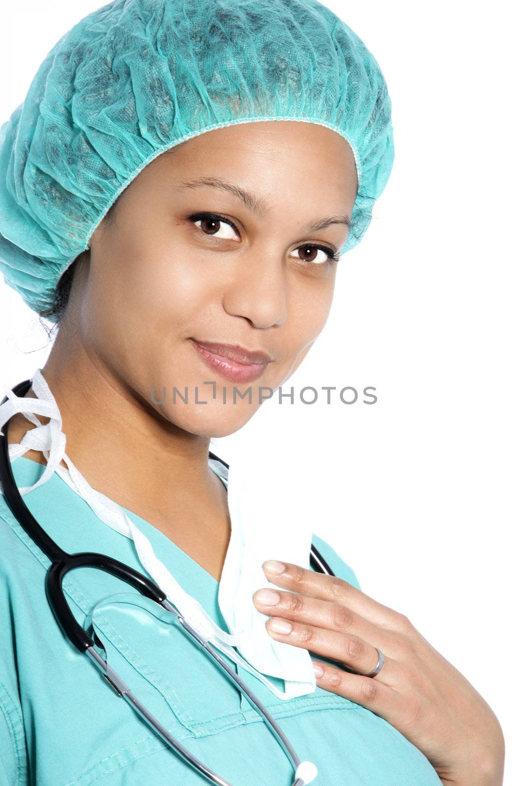 Beautiful female doctor/nurse by Farina6000