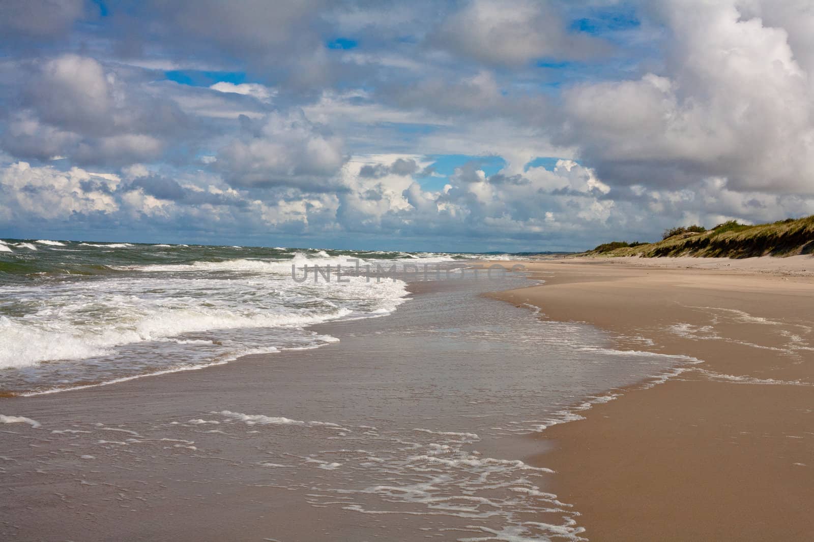 Baltic sea near Curonian Spit
