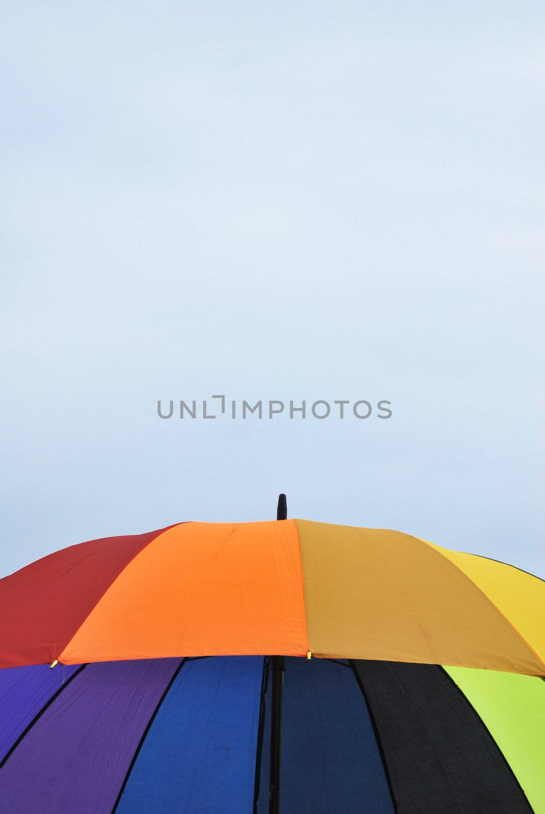 colorful umbrellas tents