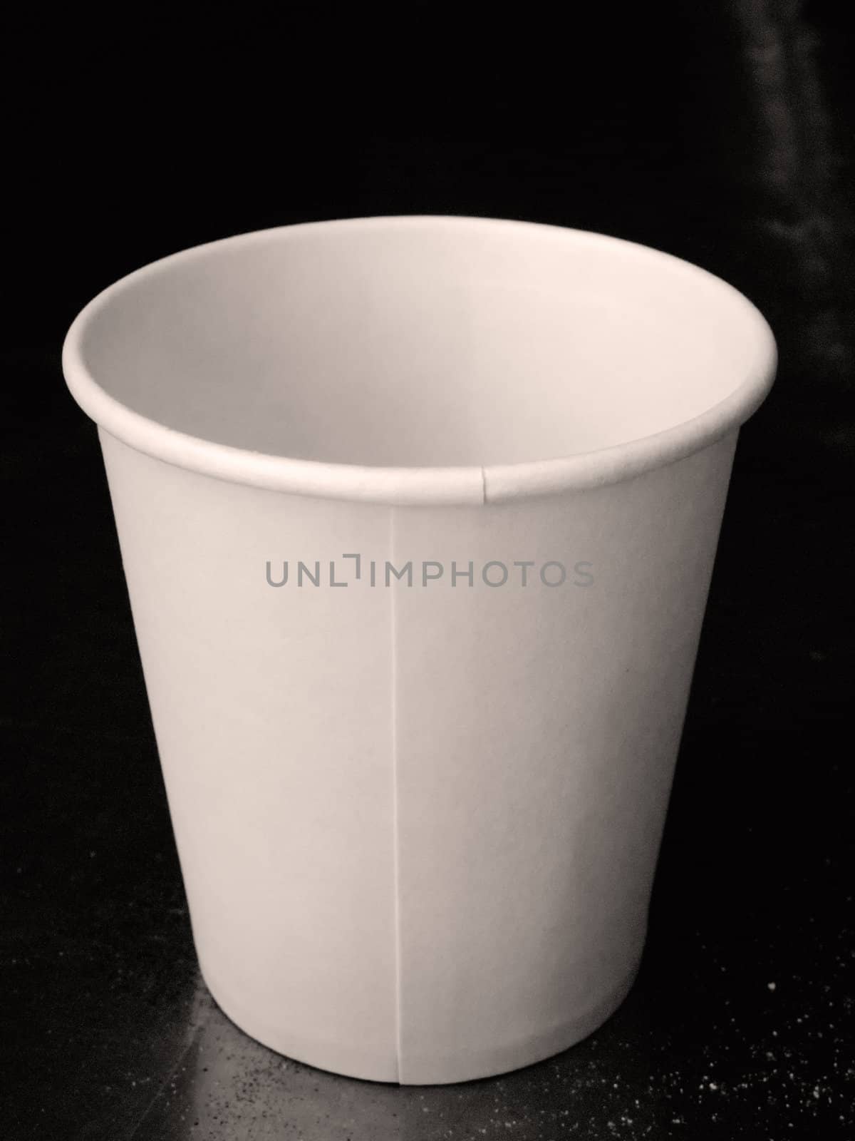 White Paper cup by nuttakit