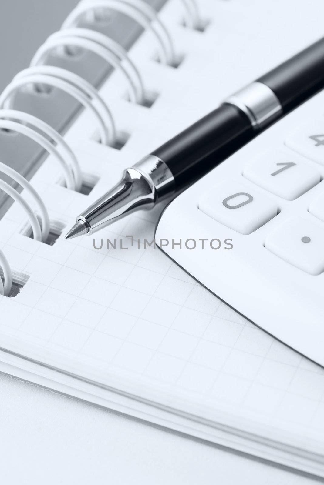 Concept of business on white background .