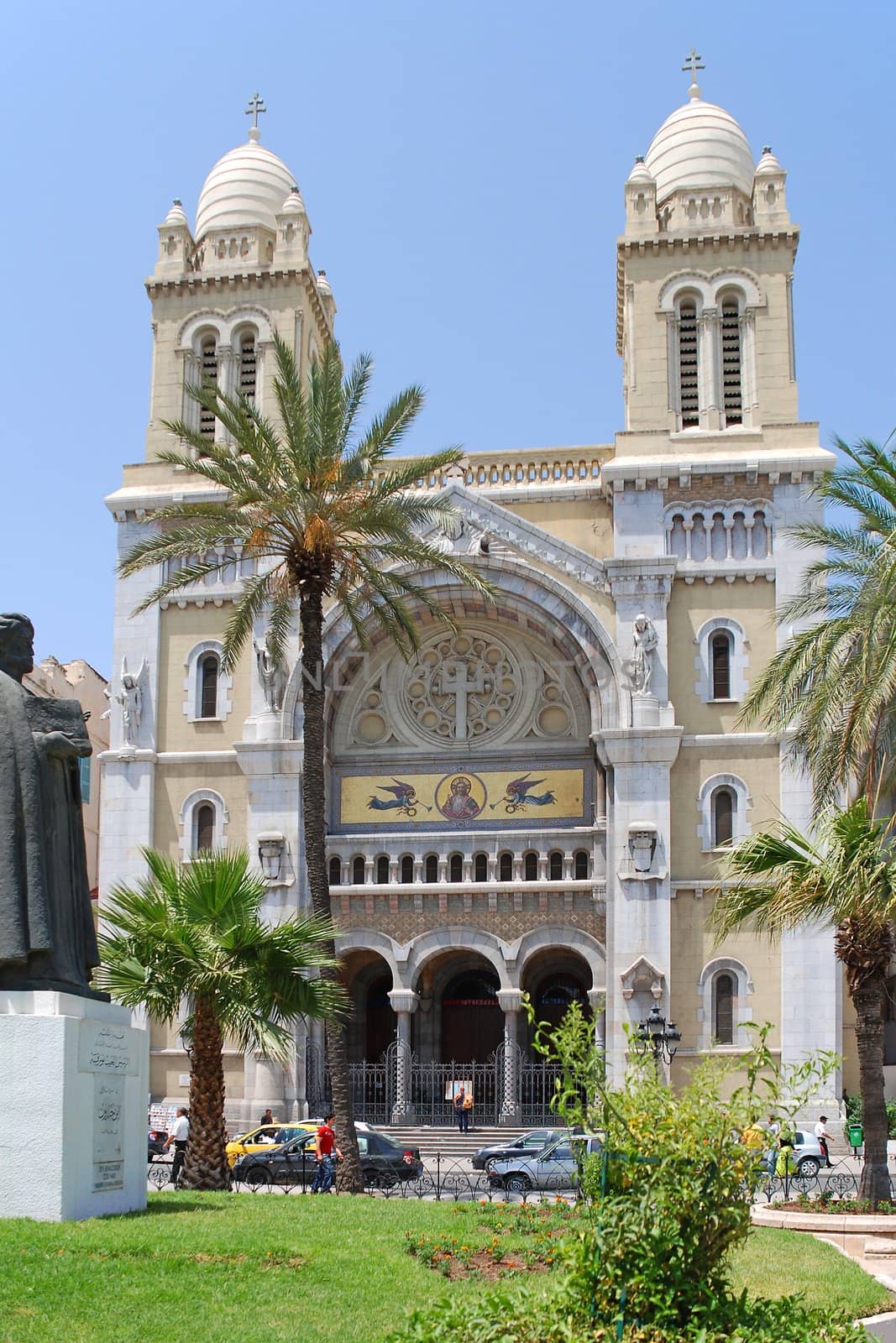 Cathedral of St Vincent de Paul is a Roman Catholic cathedral in Tunis, Tunisia