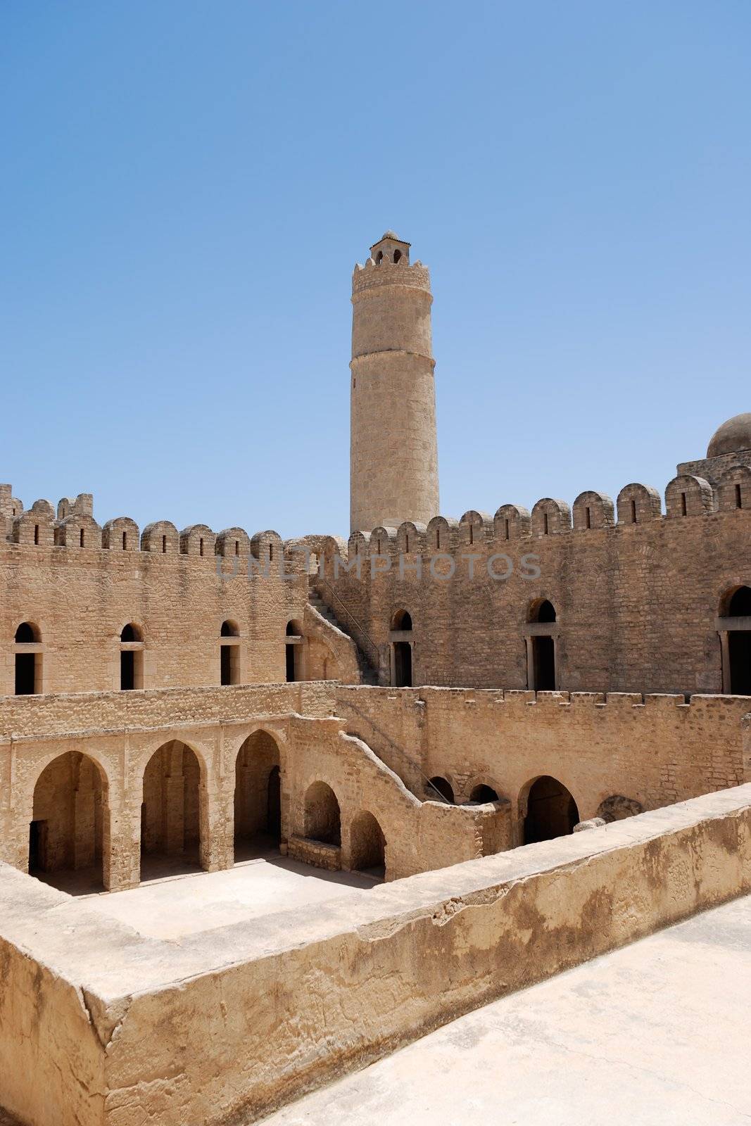 Ancient arab fortress in Sousse, Tunisia