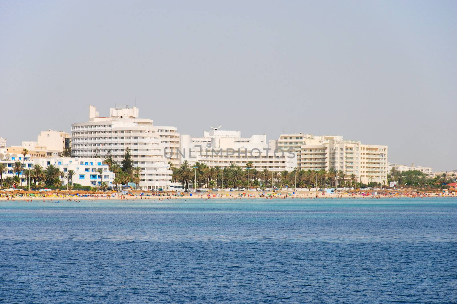 Beach in Tunisia by y_serge