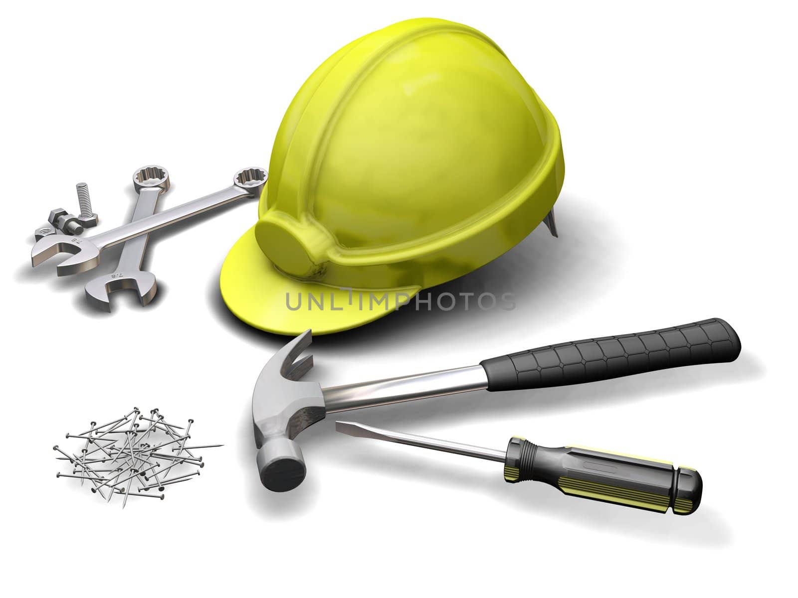 construction tools by kjpargeter