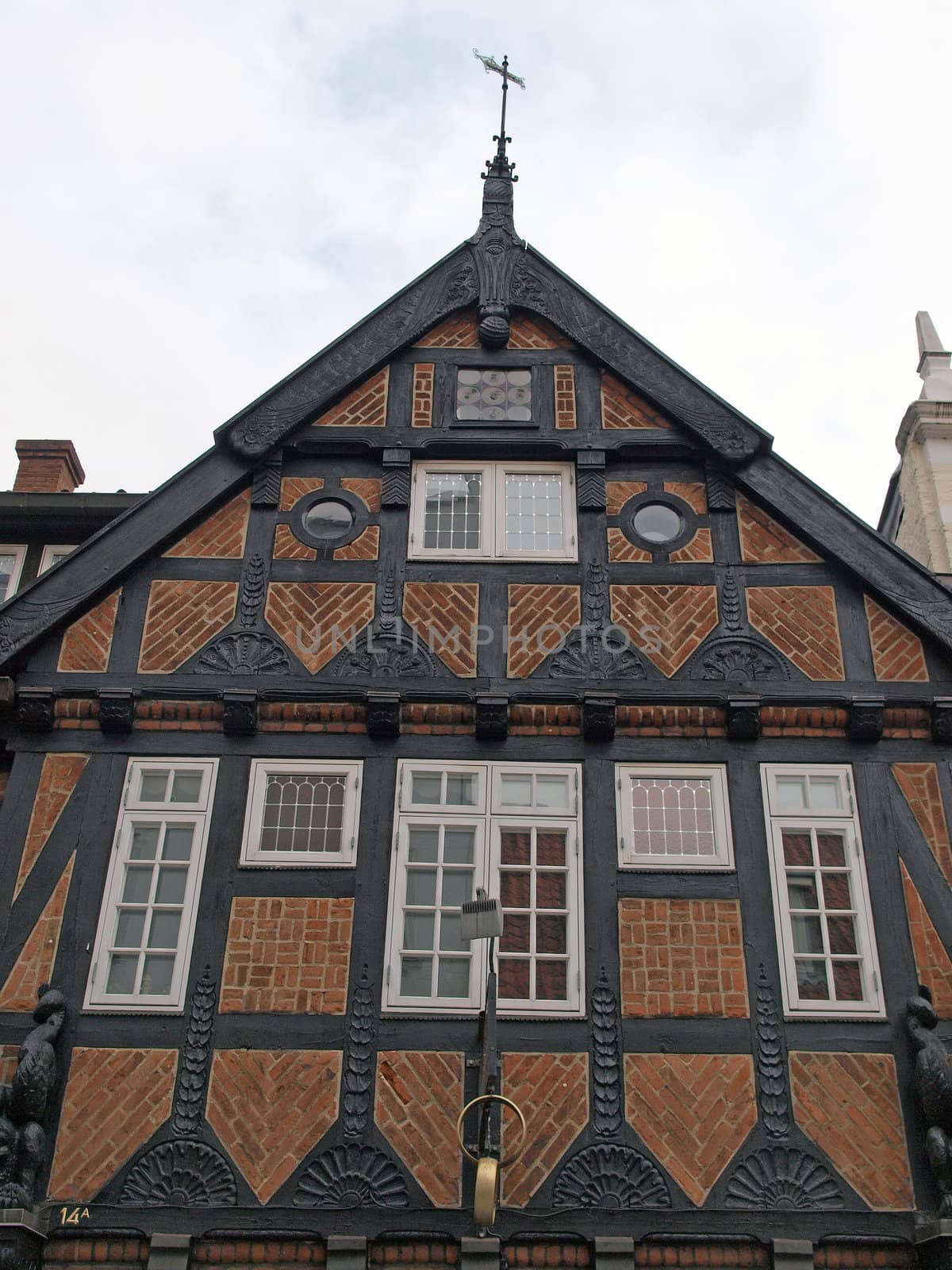 Typical decorated old city house Denmark by Ronyzmbow