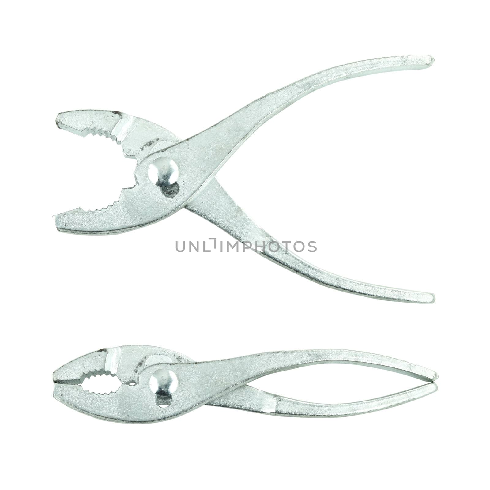 pliers isolated on a white by geargodz