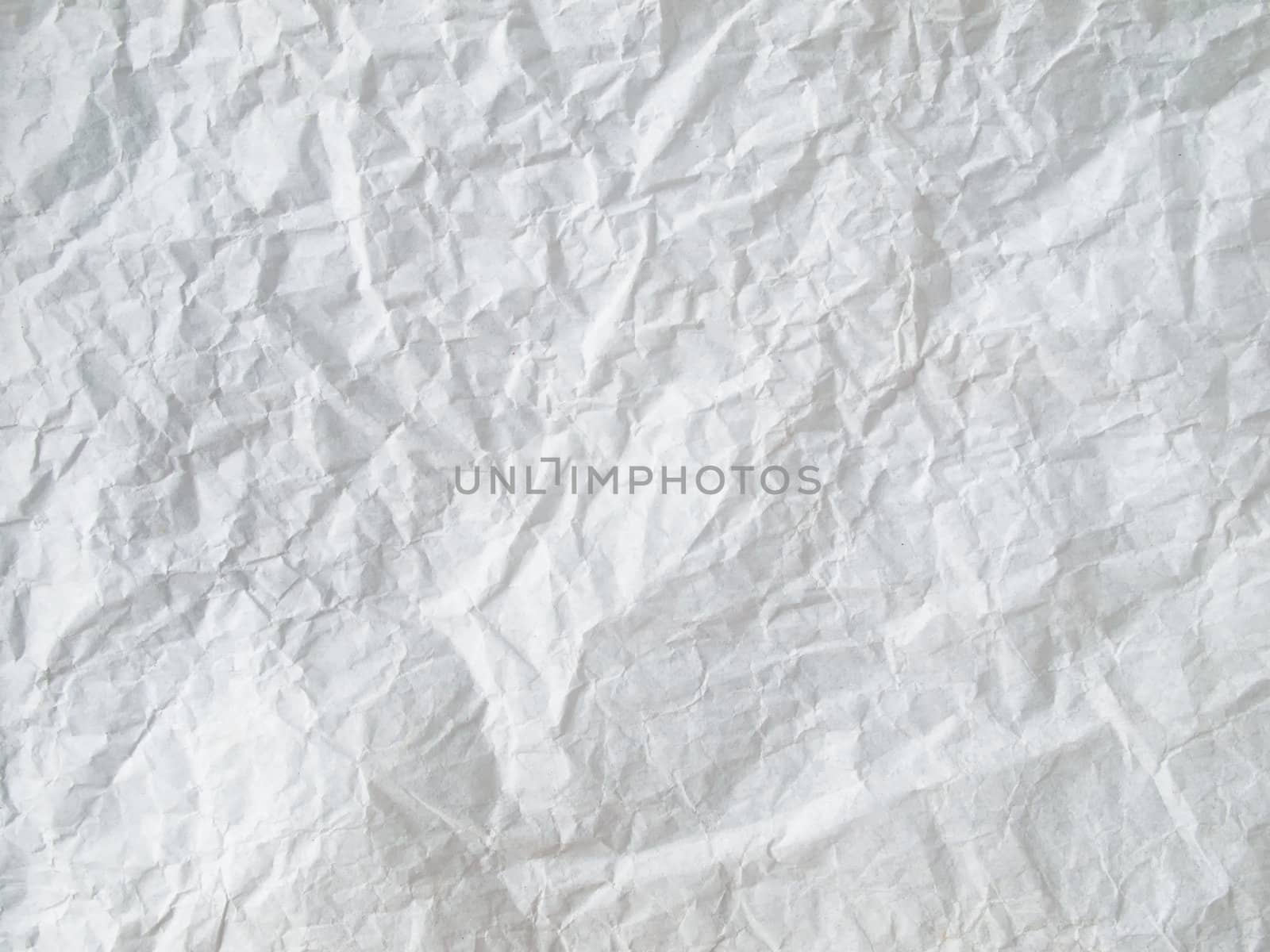 White crumpled paper by nuttakit