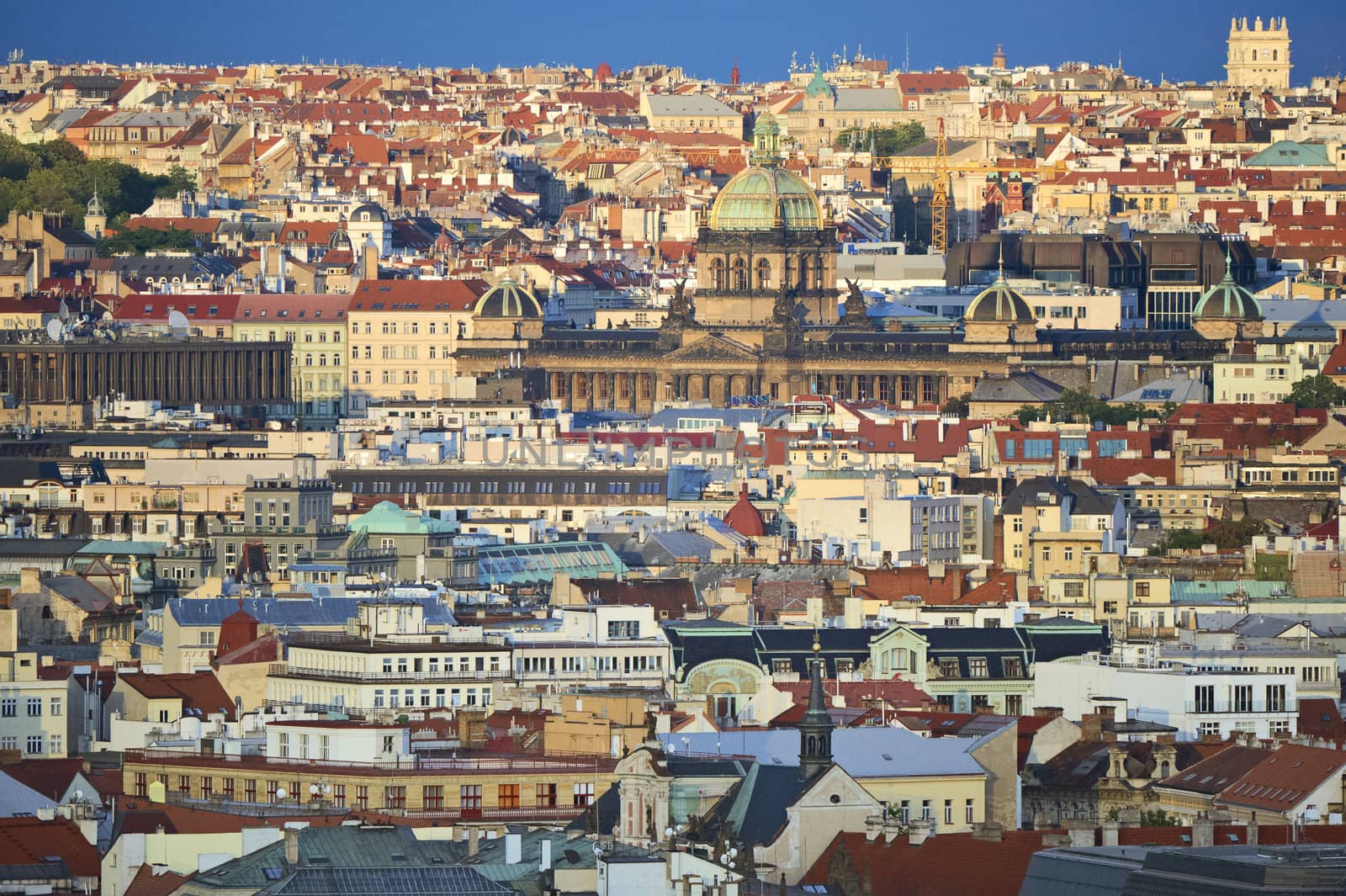 Prague. Panorama of city to make from height of the bird's fligh by Kamensky