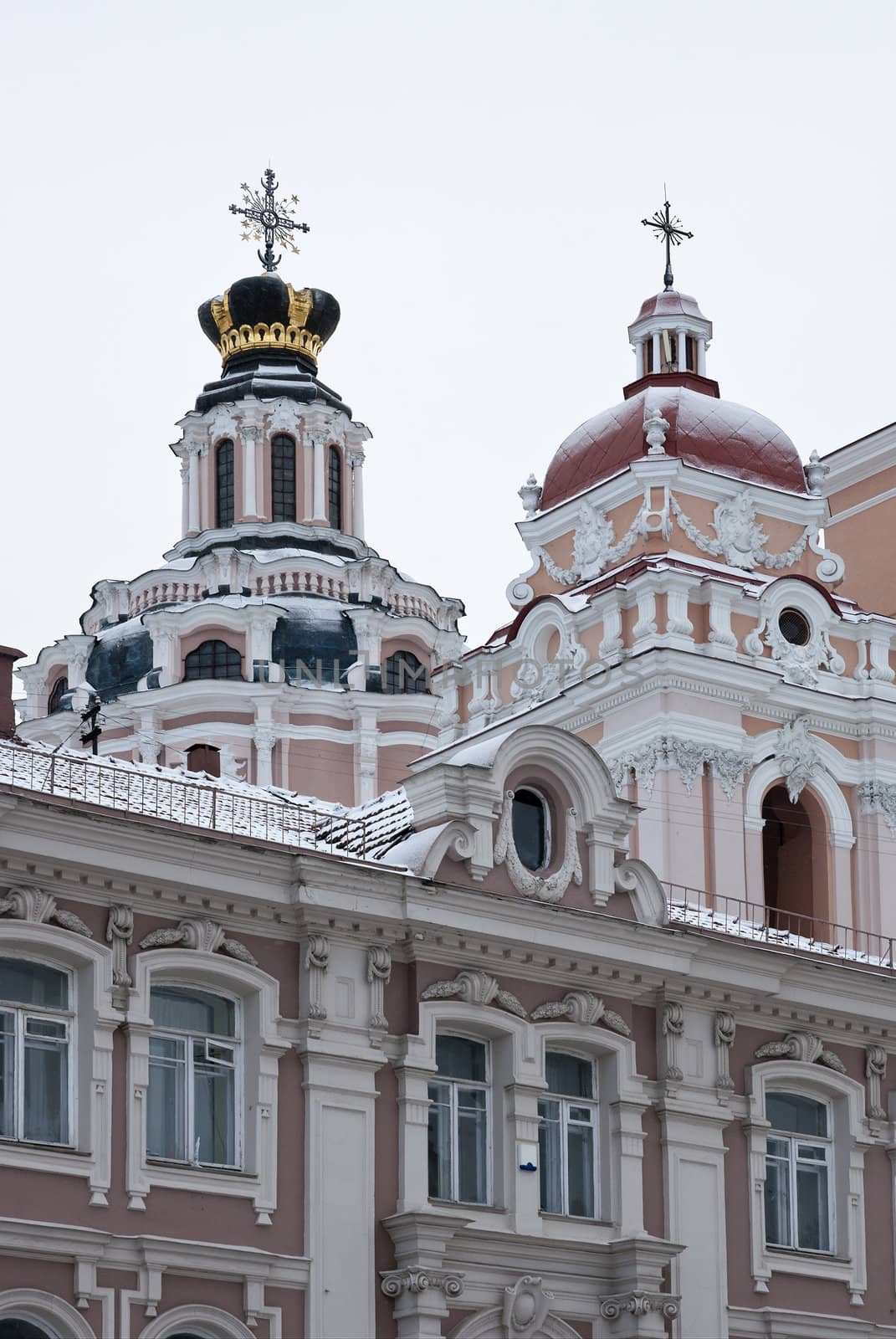 Jesuit Church of St. Casimir in Vilnius  by johnnychaos