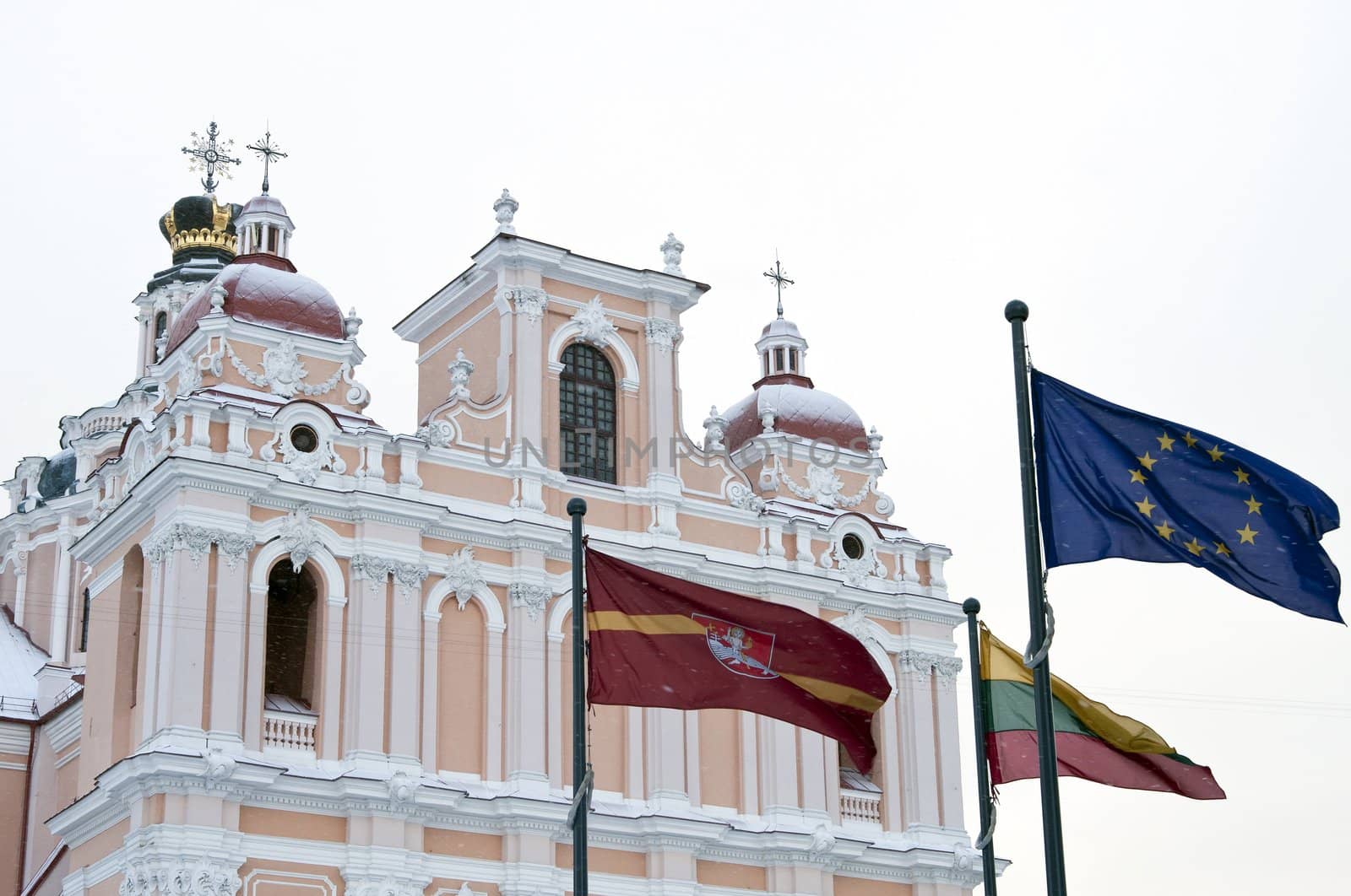 Jesuit Church of St. Casimir in Vilnius, capital of Lithuania