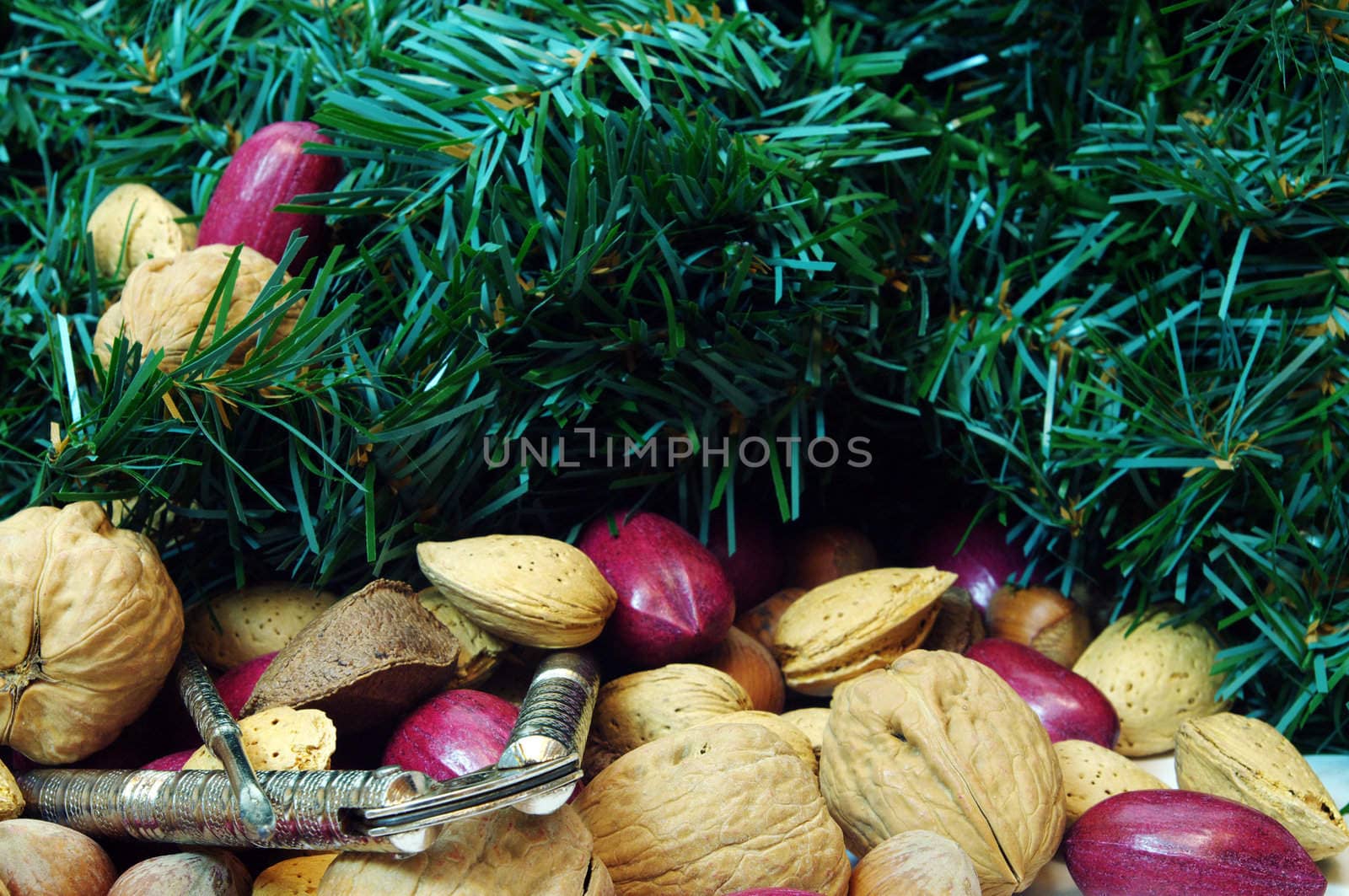 Christmas Mixed Nuts with Crackers by edcorey