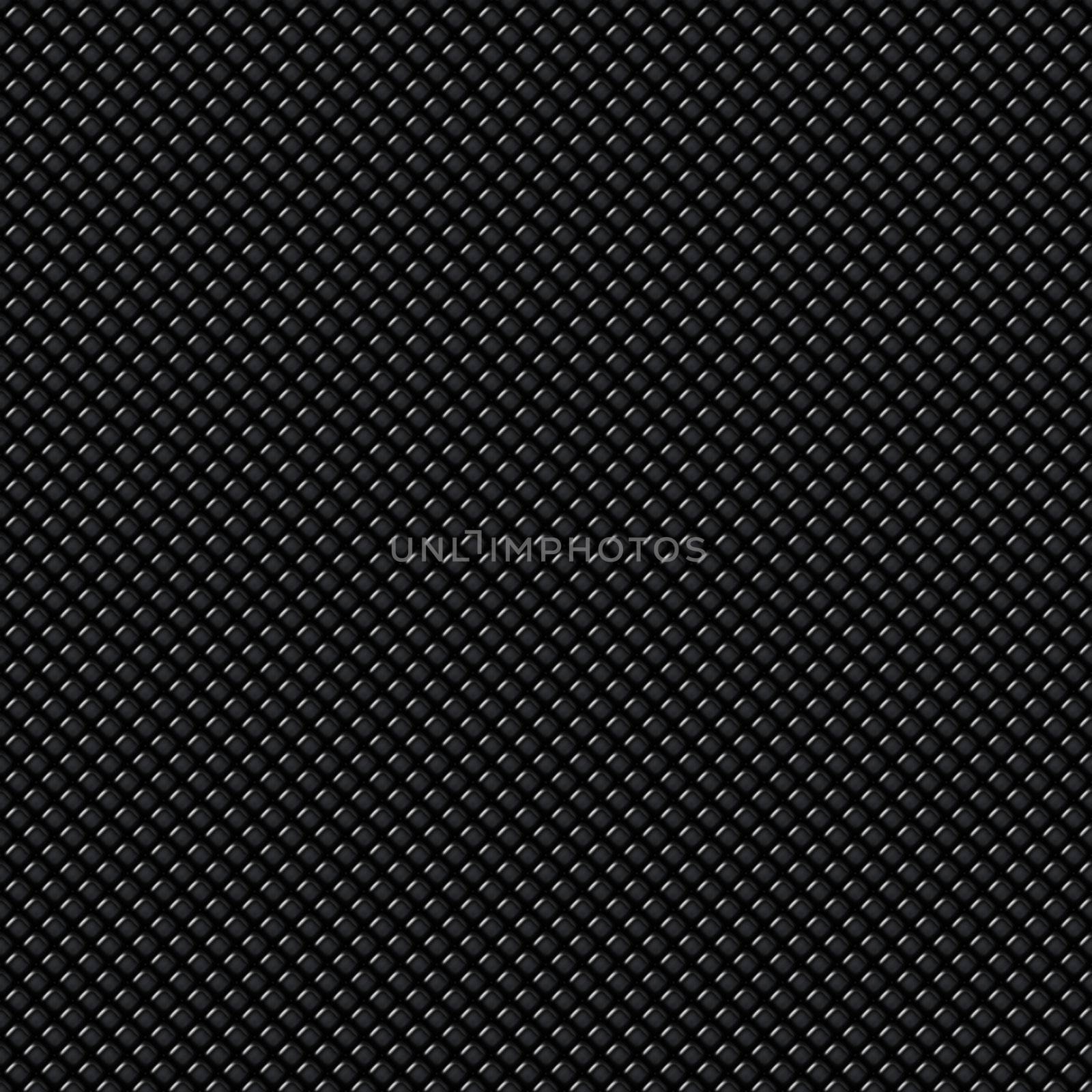 Highly detailed illustration of a carbon fiber background. Also could work as a black reptile or snake skin.