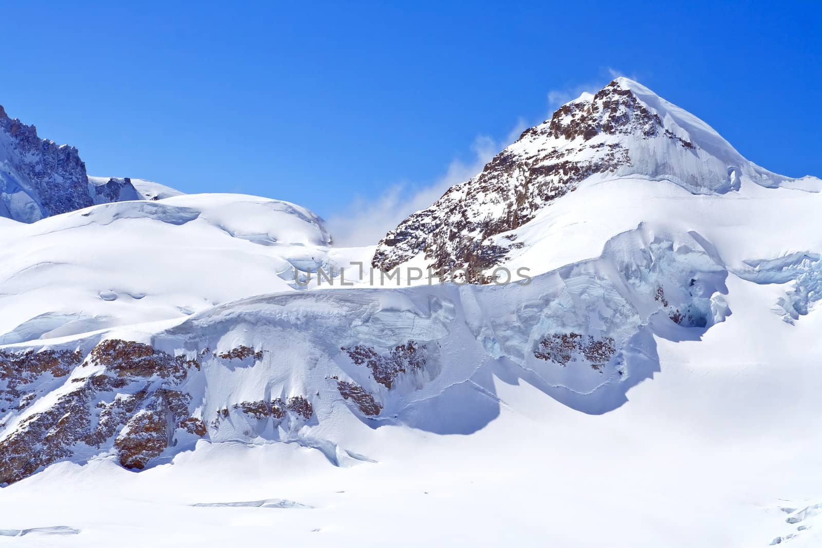 The Swiss Alps at Jungfrau region, Swizerland