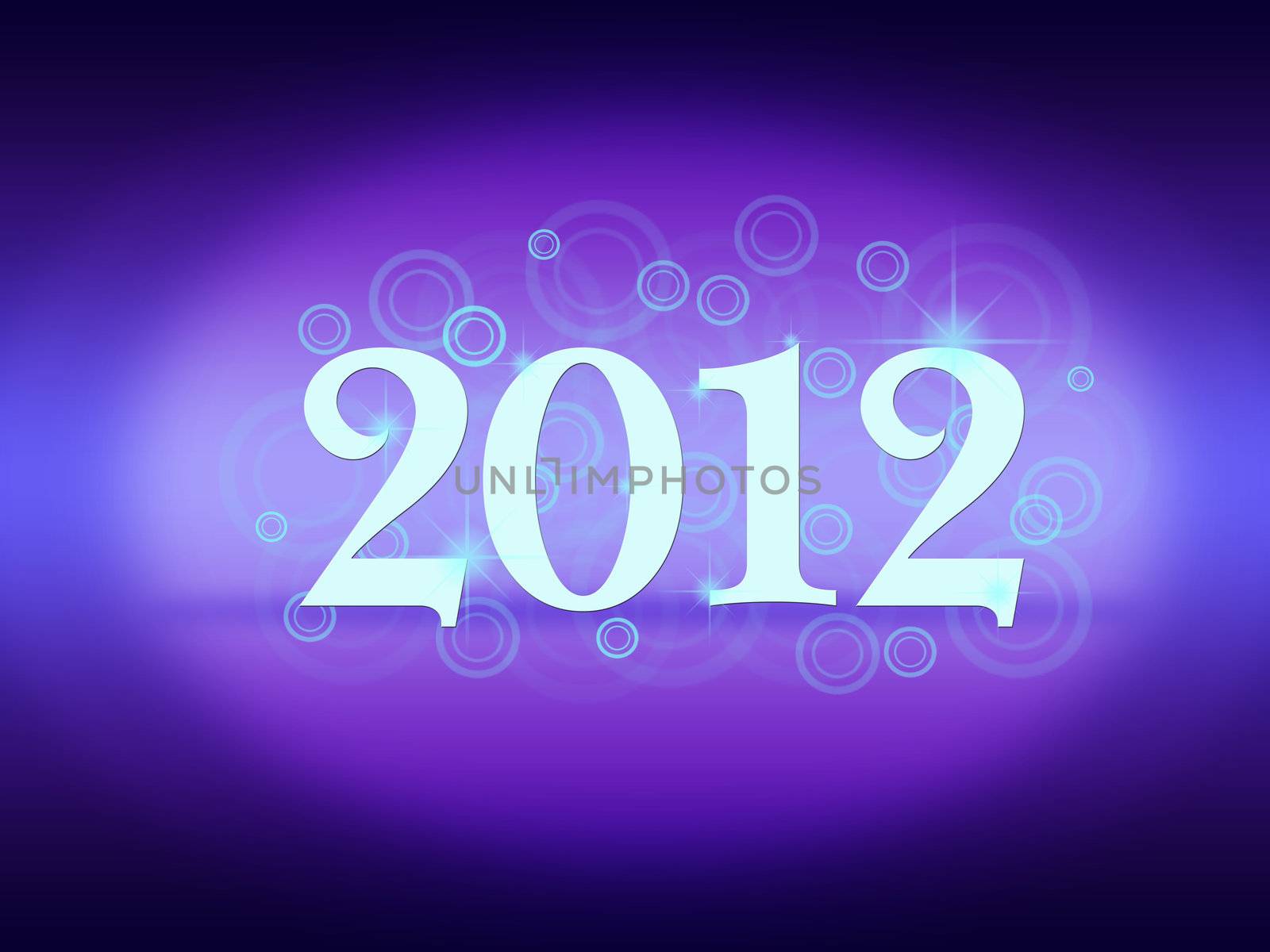 New Years card 2012 with  place for your text