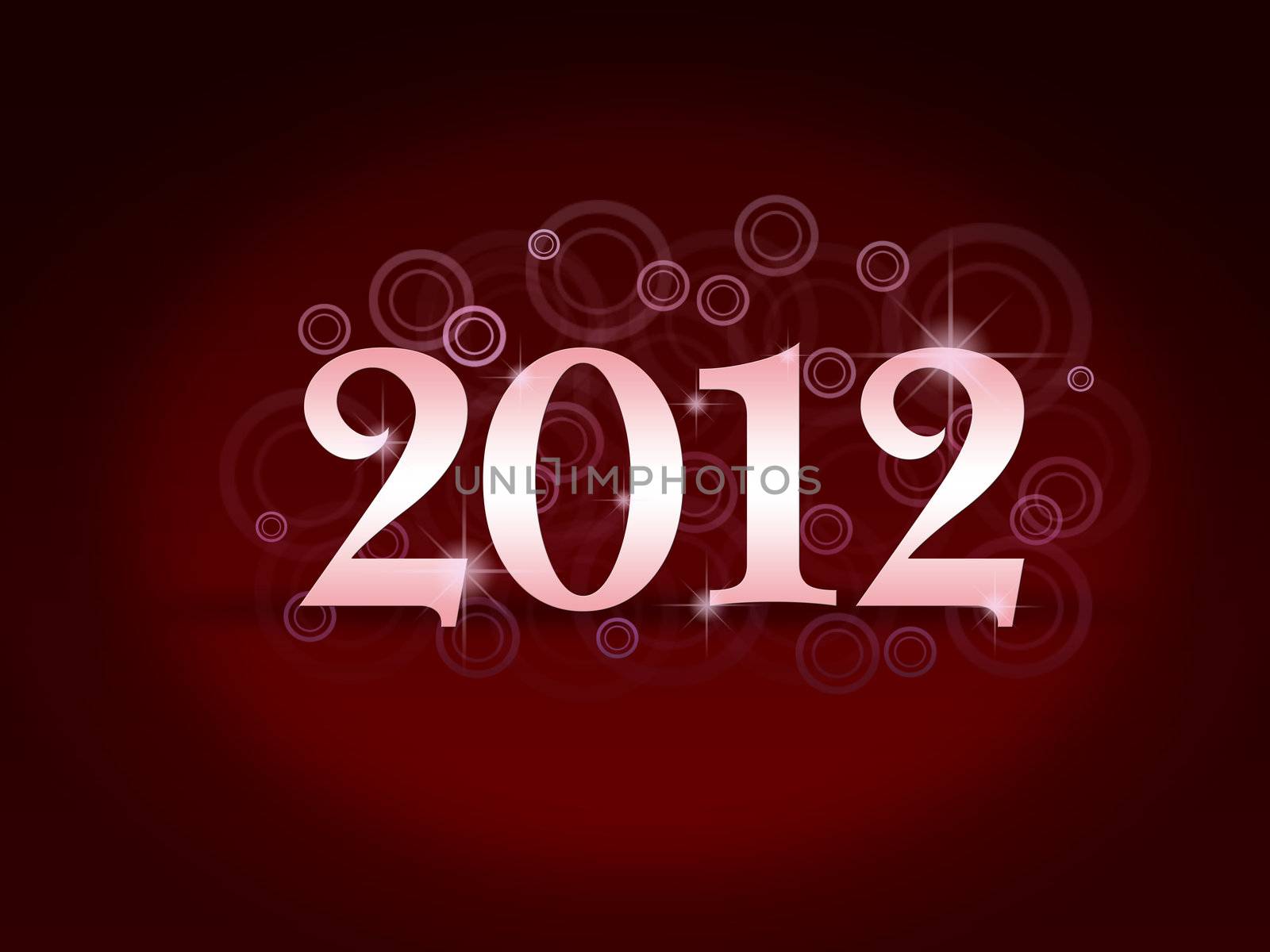 New Years card 2012 with  place for your text